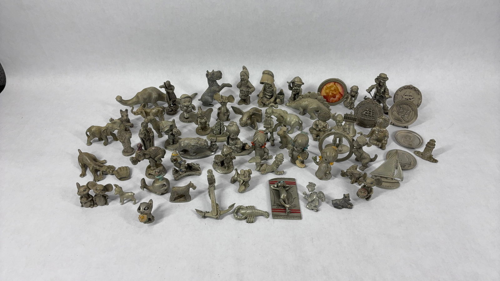 Pewter Farm Animals, Gnomes, Dinosaurs, and more (1 of 16)