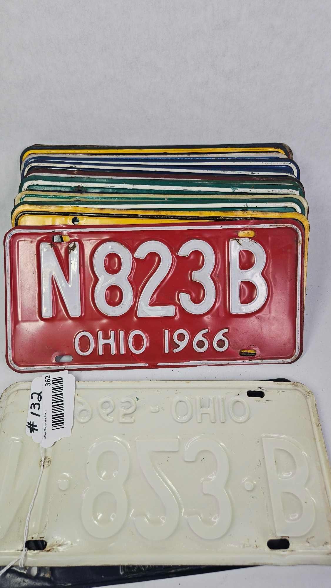 1940's to 70's Ohio License Plate Lot Inc. One Pennsylvania (1 of 5)