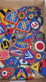 WWII US Military Patches Lot of 65