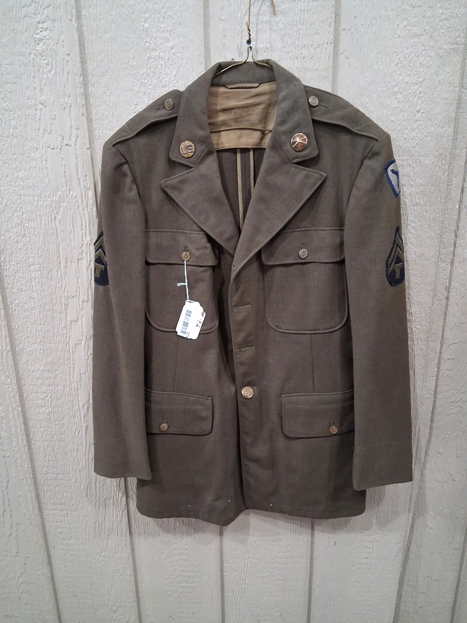 WW2 Us Tech Corporal Infantry Jacket (1 of 7)