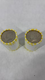 Lot of Bank Wrapped Kennedy Halves Inc. 1970's to 90's