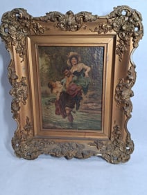 Late 1800s Oil on Canvas