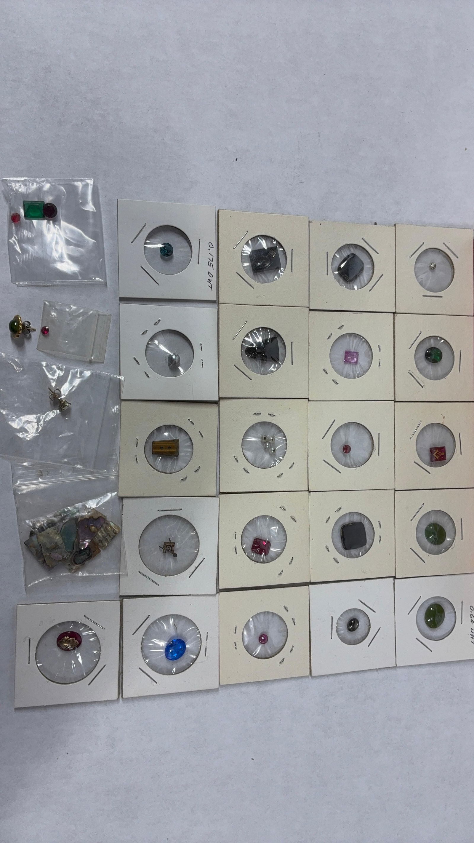 Various Loose Stones, Gems and Jewels Inc. Freemason and More (1 of 8)