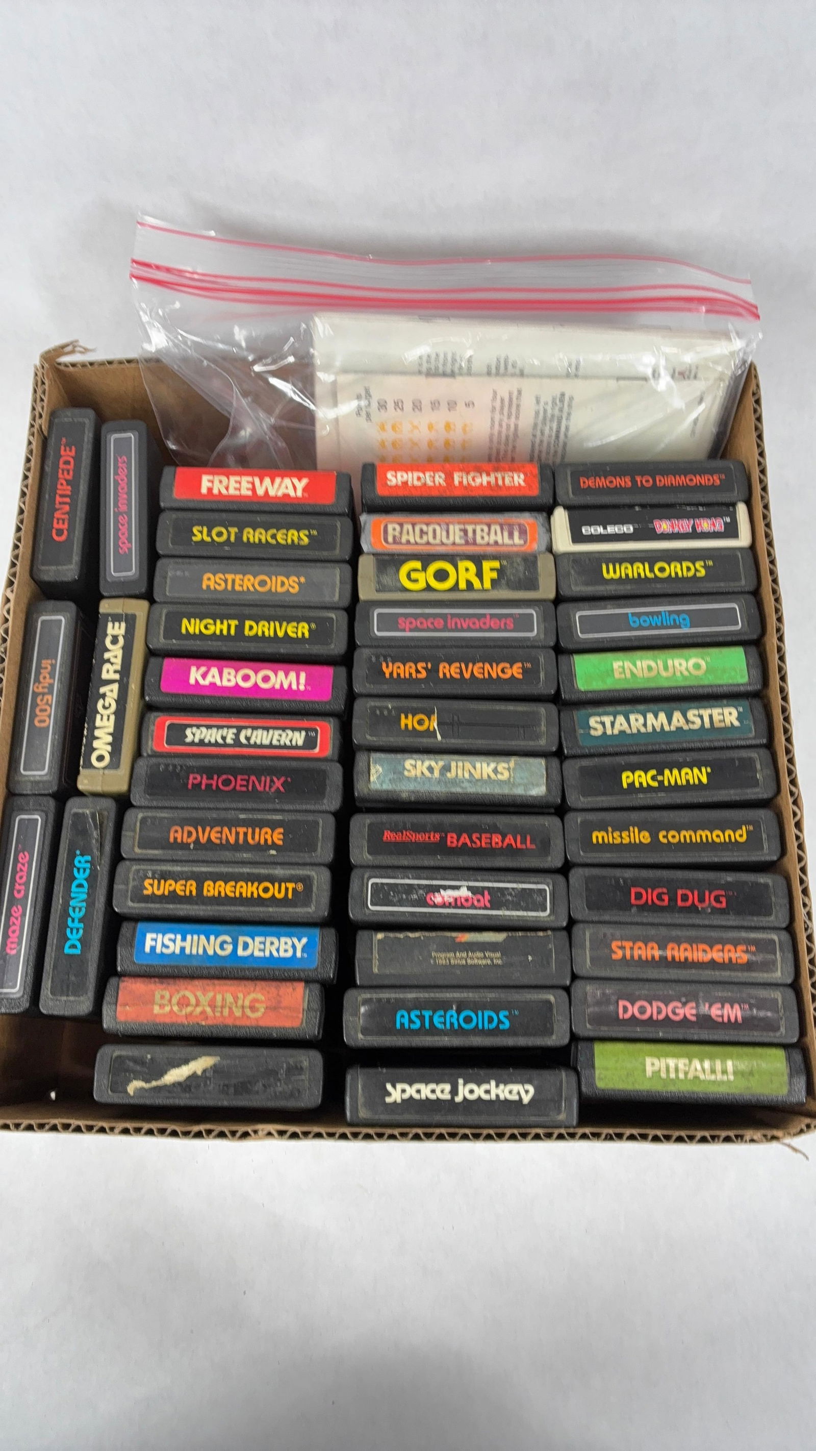 Vintage Atari Game Lot inc. 42 Assorted Games (1 of 10)