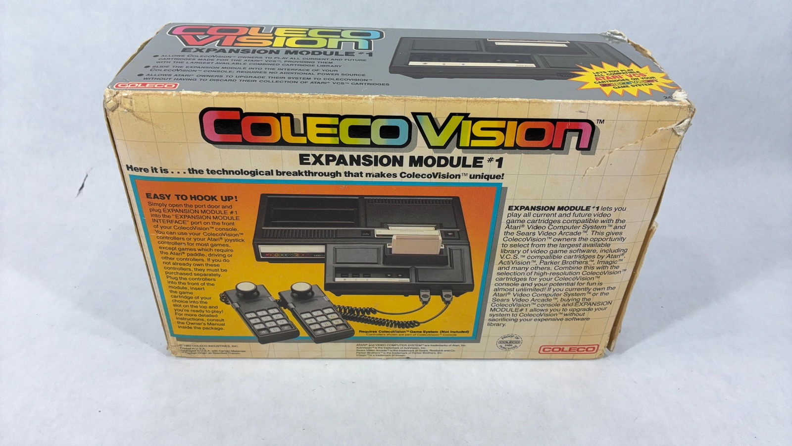 NOS Coleco Vision Atari VCS Expansion Module No. 1 - 5