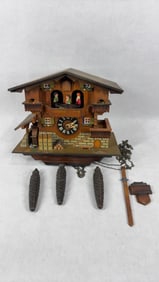 German Made Black Forest Cuckoo Clock w/ Weights
