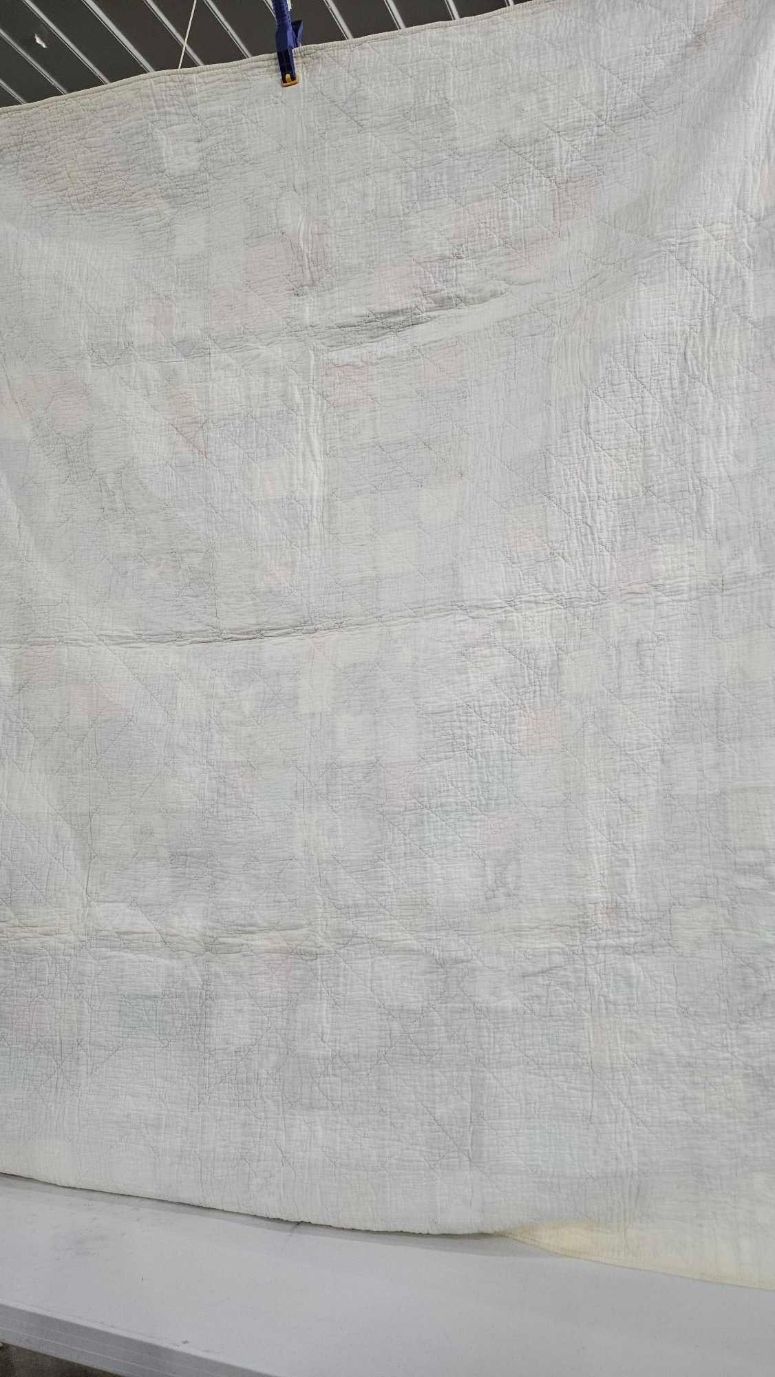 Vintage Hand Stitched Cotton Multi Pattern Patchwork Quilt - 4