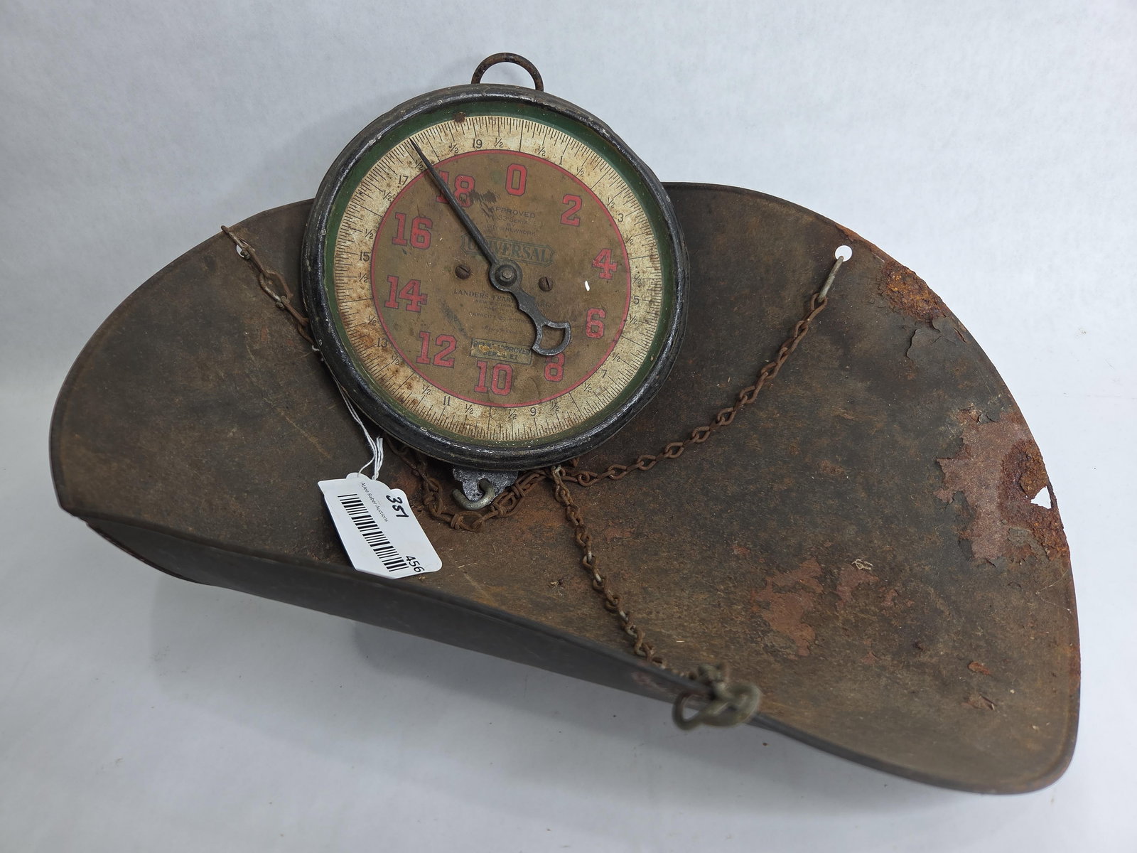 Universal Landers Frary & Clark 20 Lb. Hanging Store Feed Scale (1 of 7)