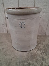 6 Gal. Handled Stoneware Crock