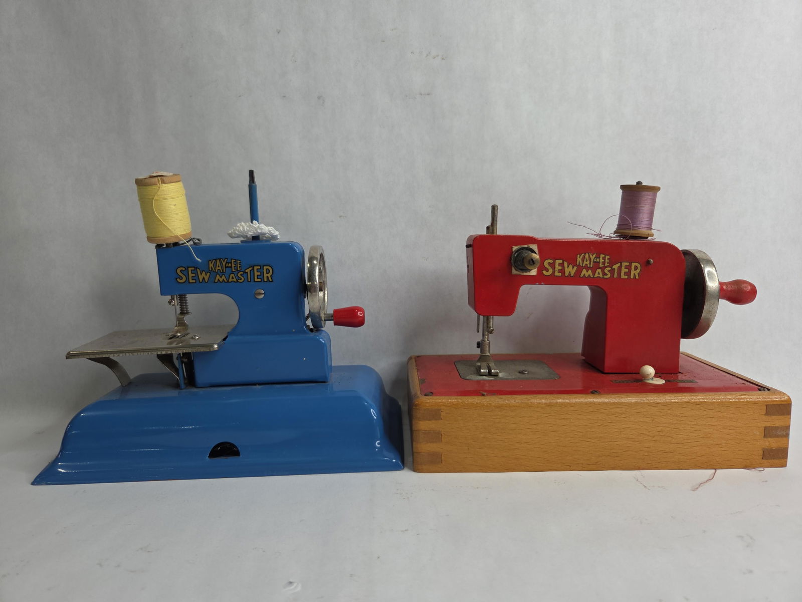 KAY-an-EE Sew Master Berlin Germany Childs Sewing Machines Lot of 2 (1 of 9)