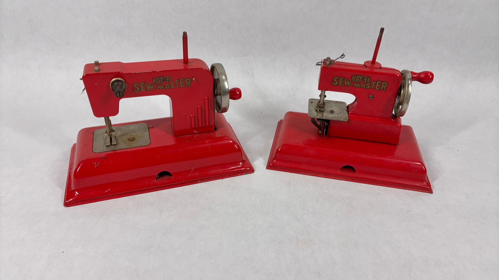 KAY-an-EE Sew Master Berlin Germany Childs Sewing Machines Lot of 2 (1 of 9)