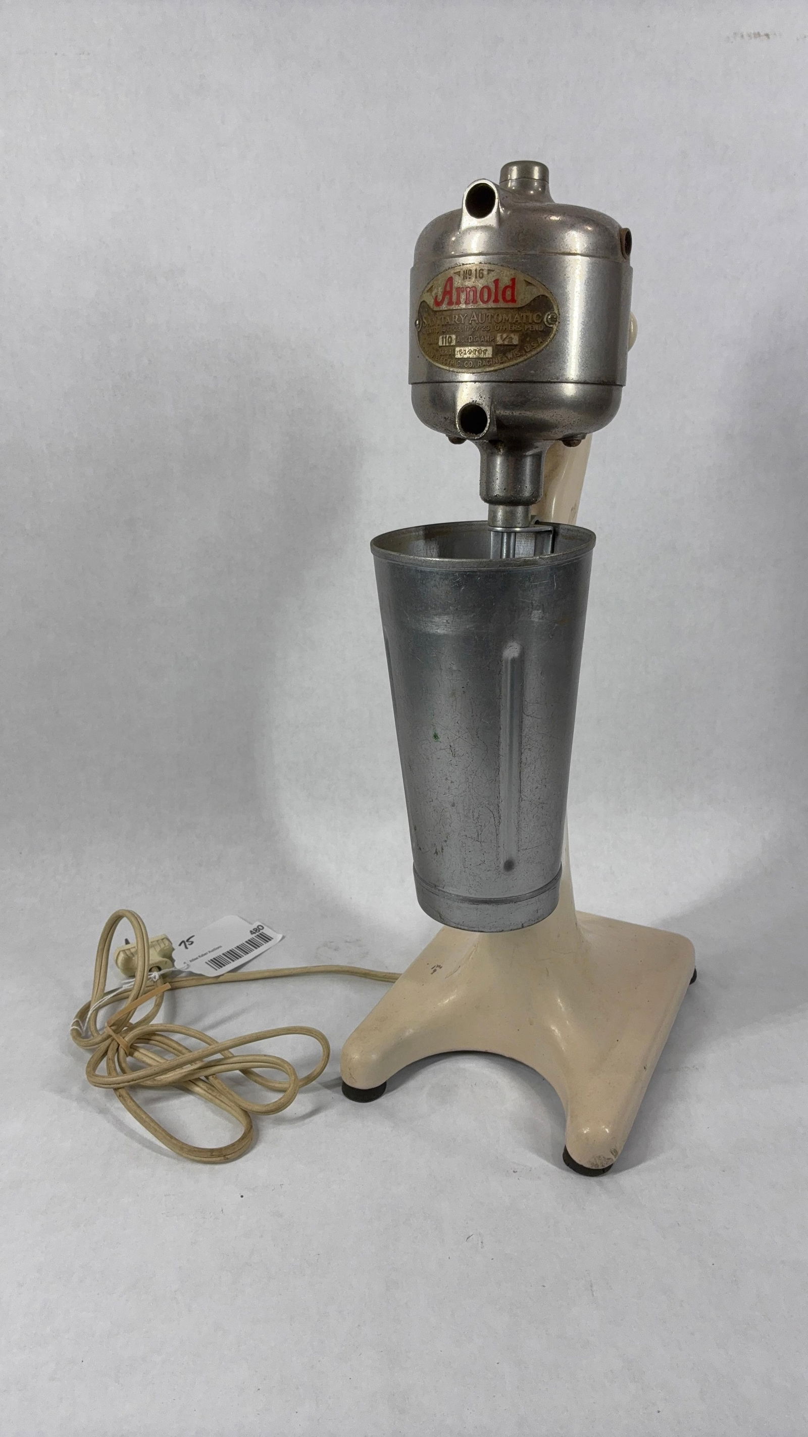 MCM Arnold Sanitary Automatic No. 16 Soda Fountain Milk Shake or Malt Maker (1 of 6)
