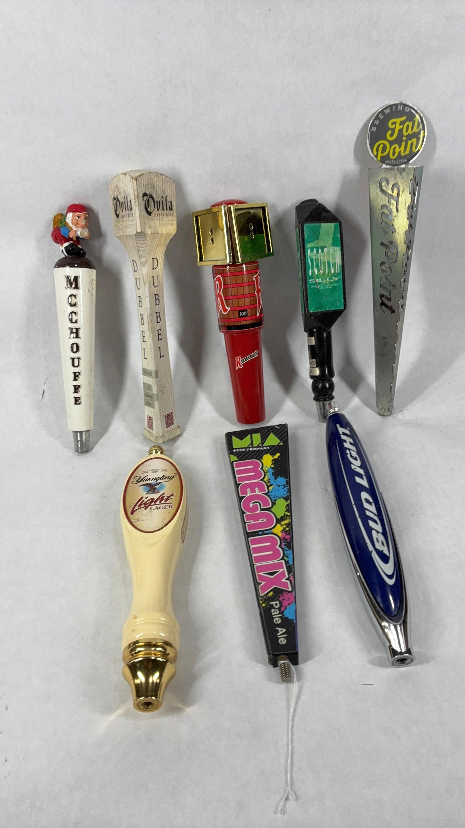 Lot of 8 Various Beer Taps Inc. Bud Light, Yuengling, Rodenbach and More (1 of 9)