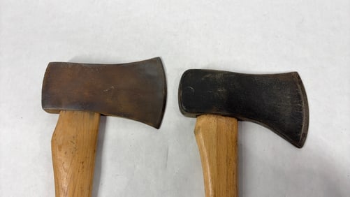 Woodings Verona and Village Blacksmith Single Bit Axe Lot of 2