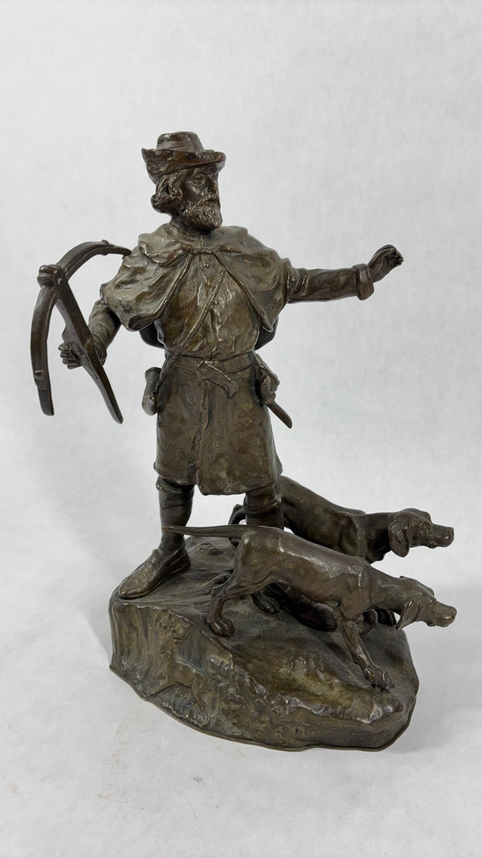 Huntsman & Hound Bronze Statue (1 of 9)