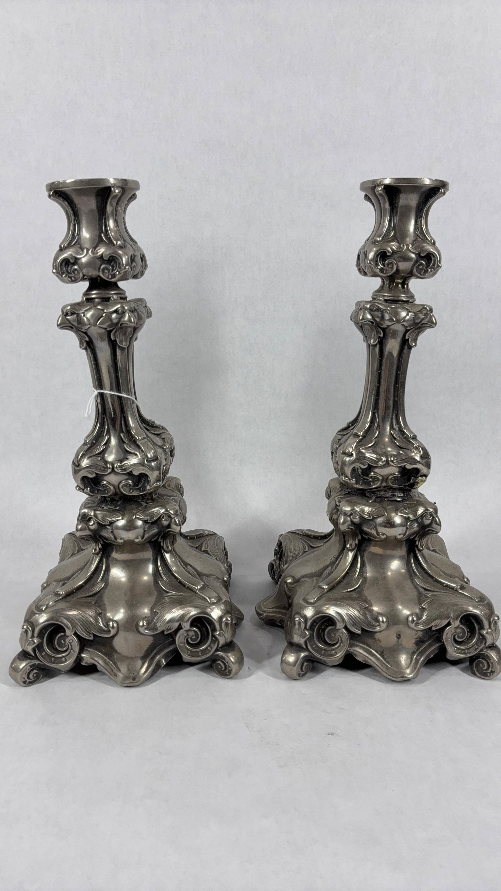 Sterling Silver Phoenix Head Candlesticks (1 of 6)