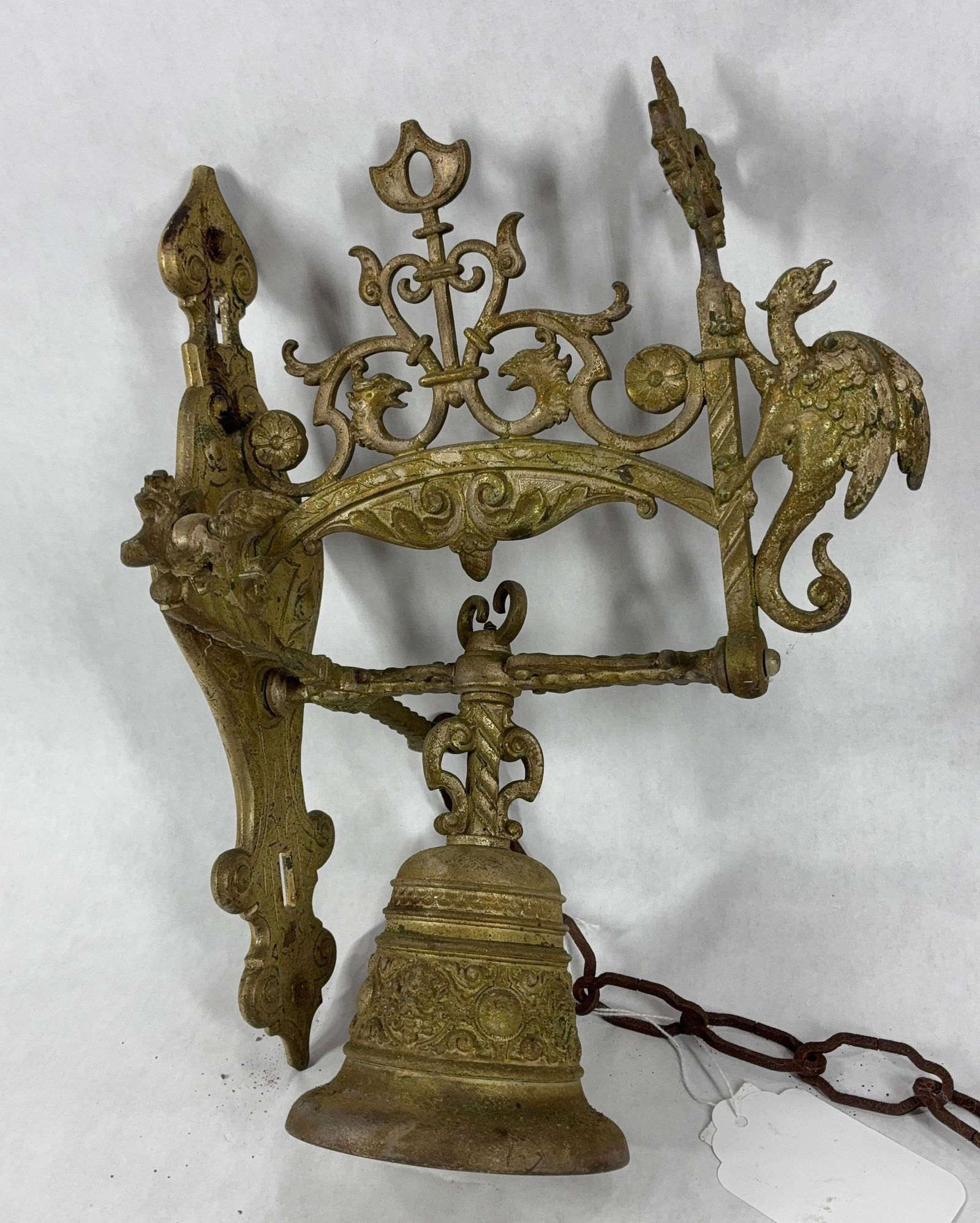 Ornate Phoenix Rising Decorated Dinner Bell (1 of 12)