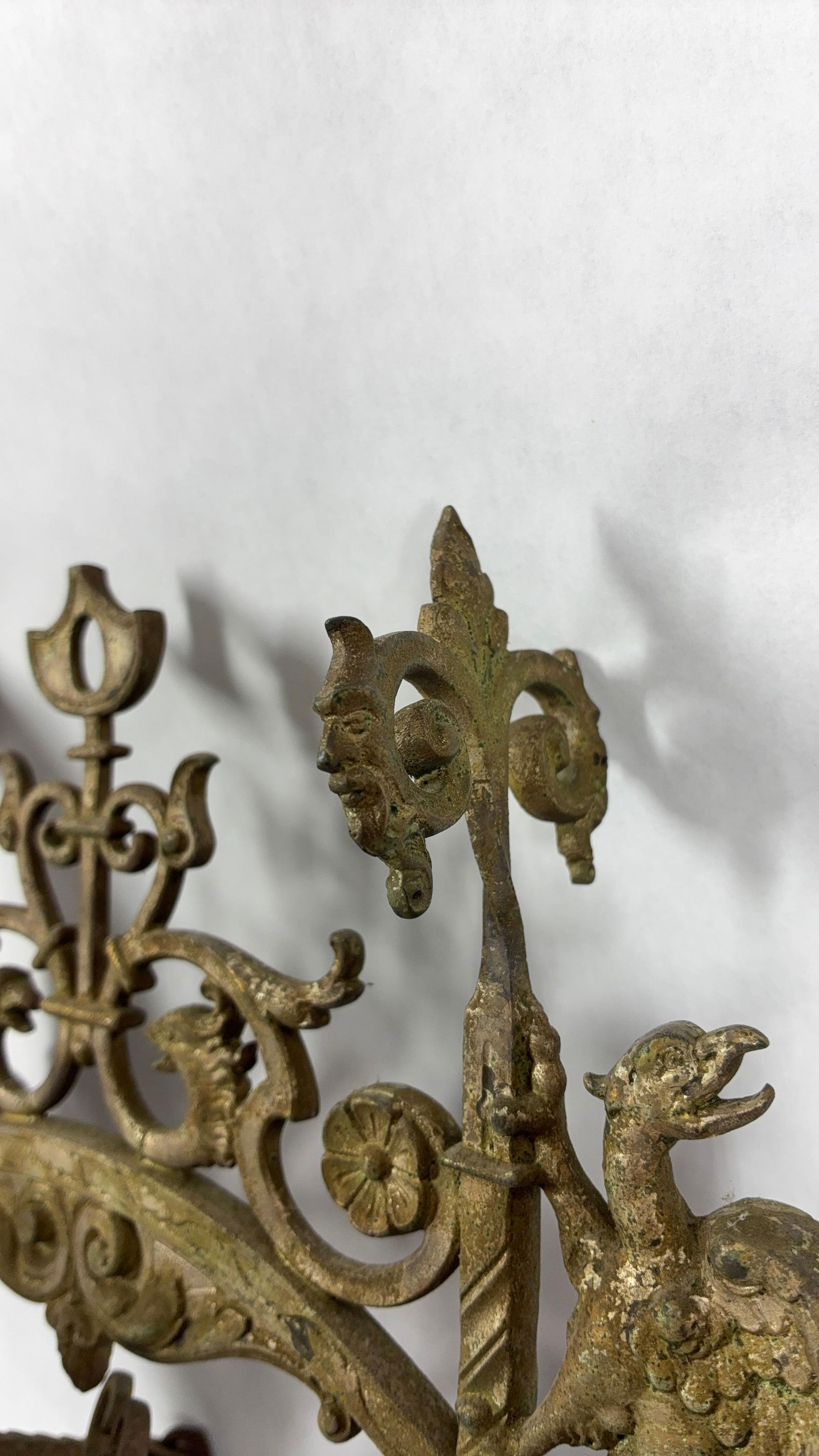 Ornate Phoenix Rising Decorated Dinner Bell - 4