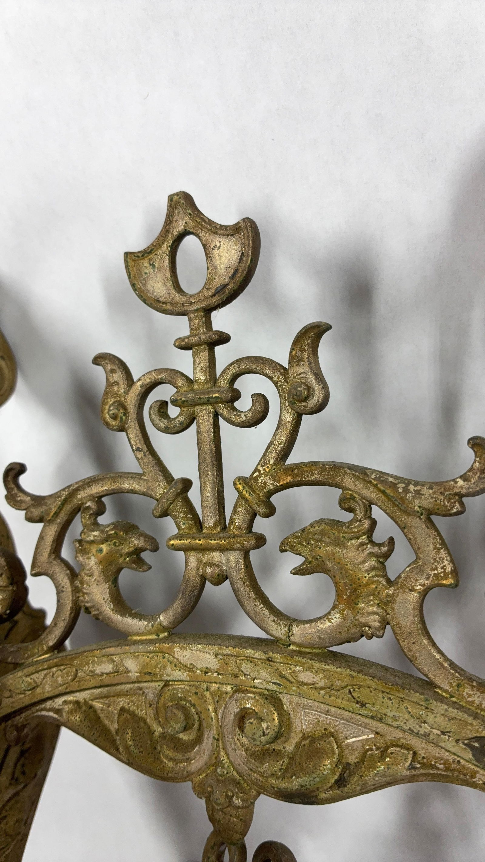 Ornate Phoenix Rising Decorated Dinner Bell - 5