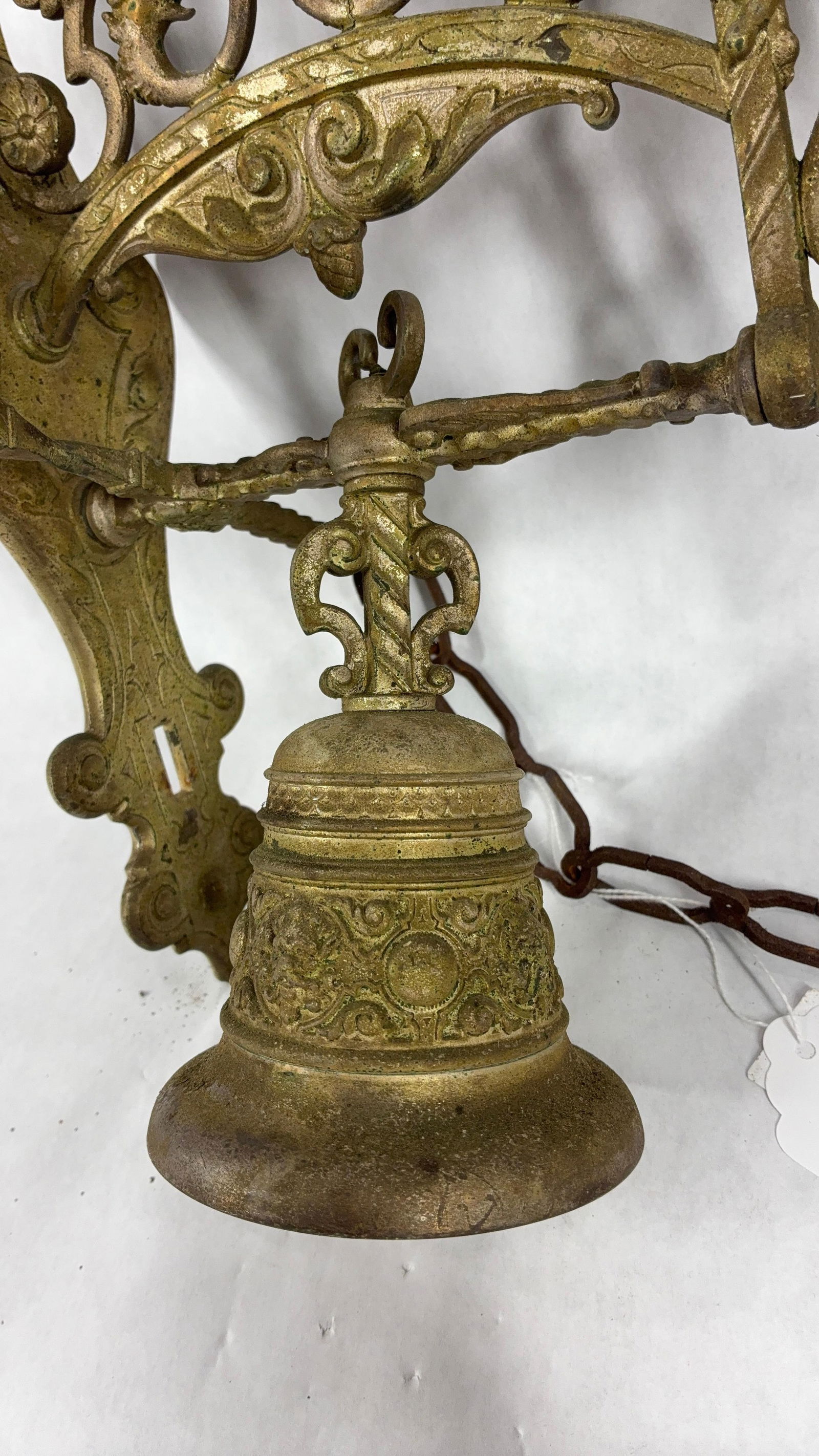 Ornate Phoenix Rising Decorated Dinner Bell - 7