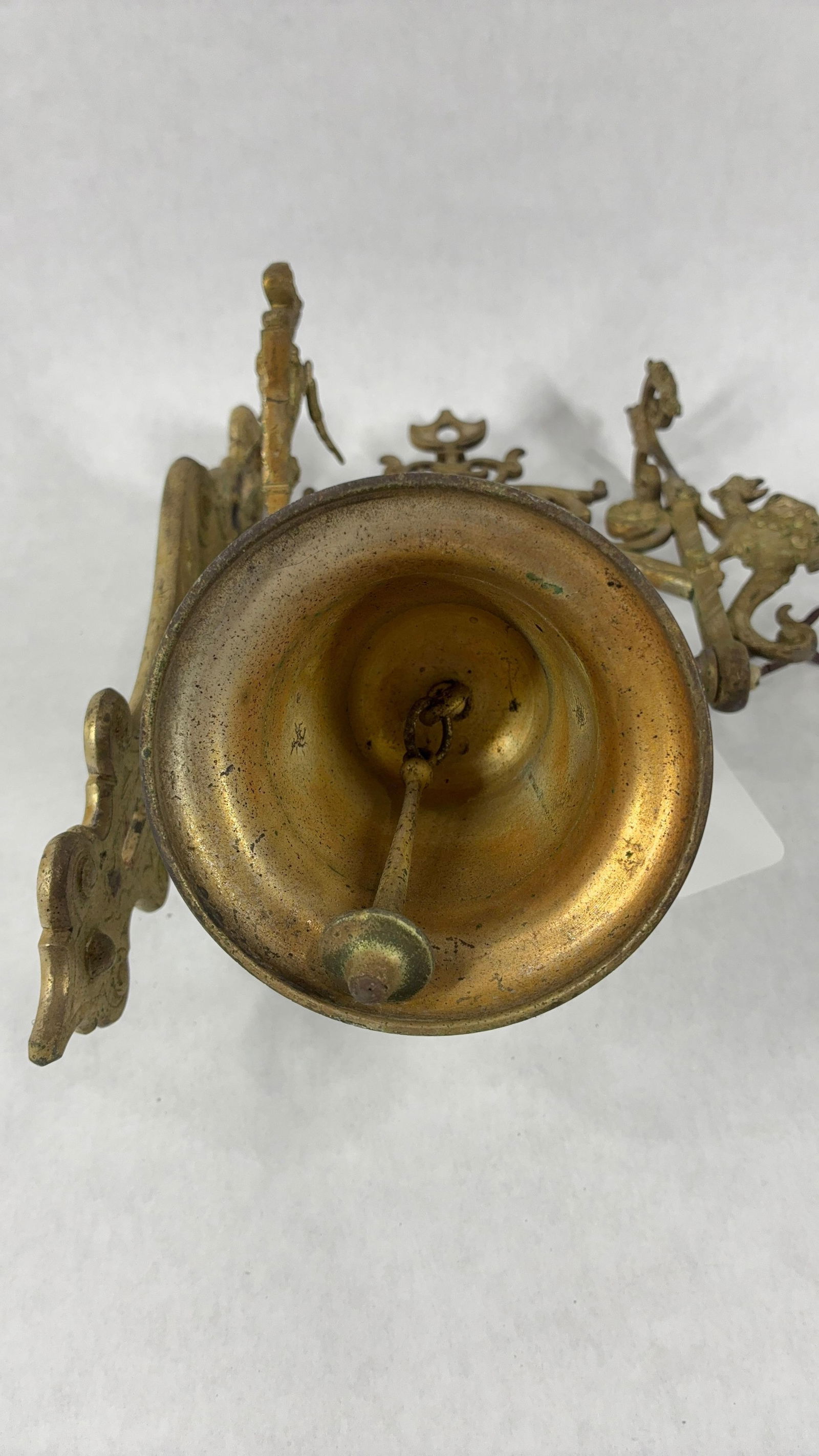 Ornate Phoenix Rising Decorated Dinner Bell - 9