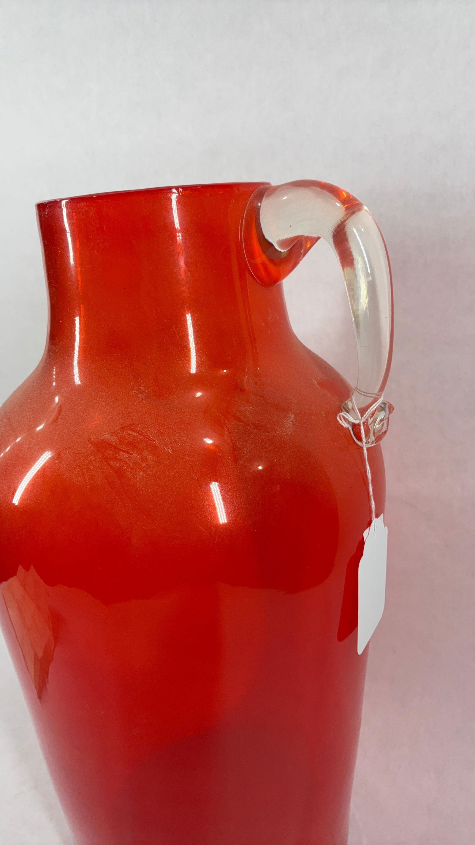 Pigeon Blood Handled Vase - 2