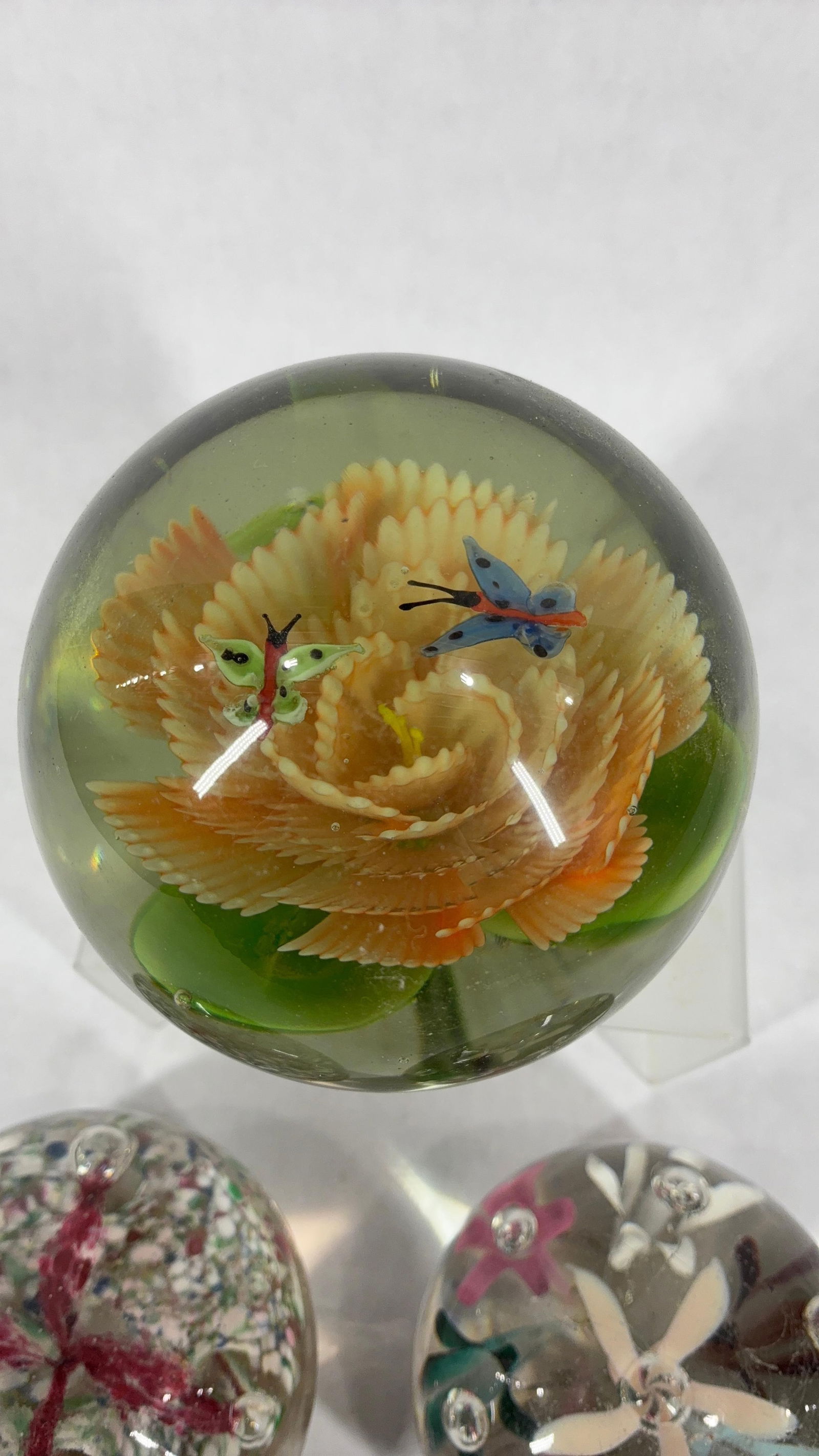 Hand Blown Art Glass Paperweights - 3