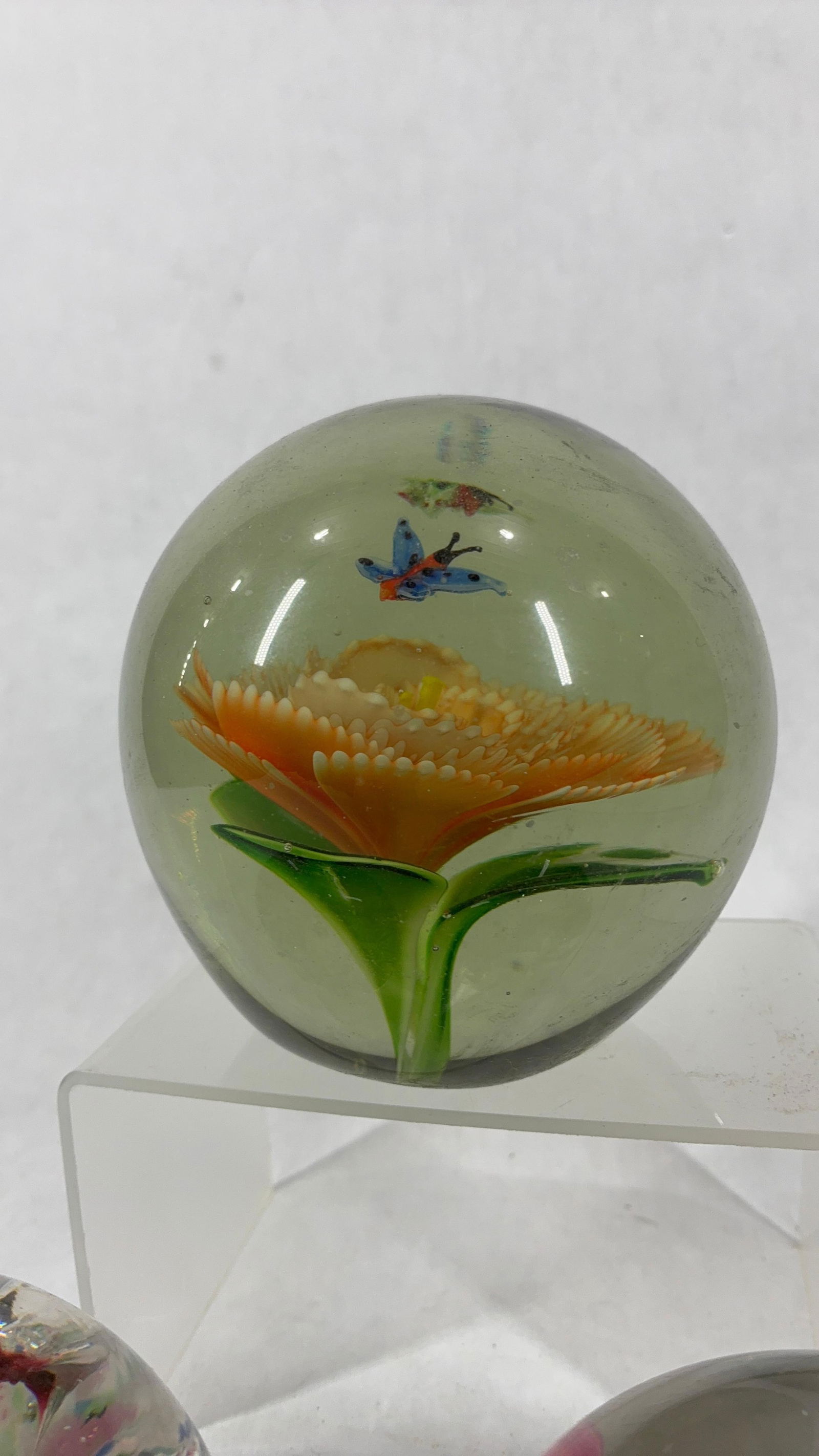 Hand Blown Art Glass Paperweights - 4