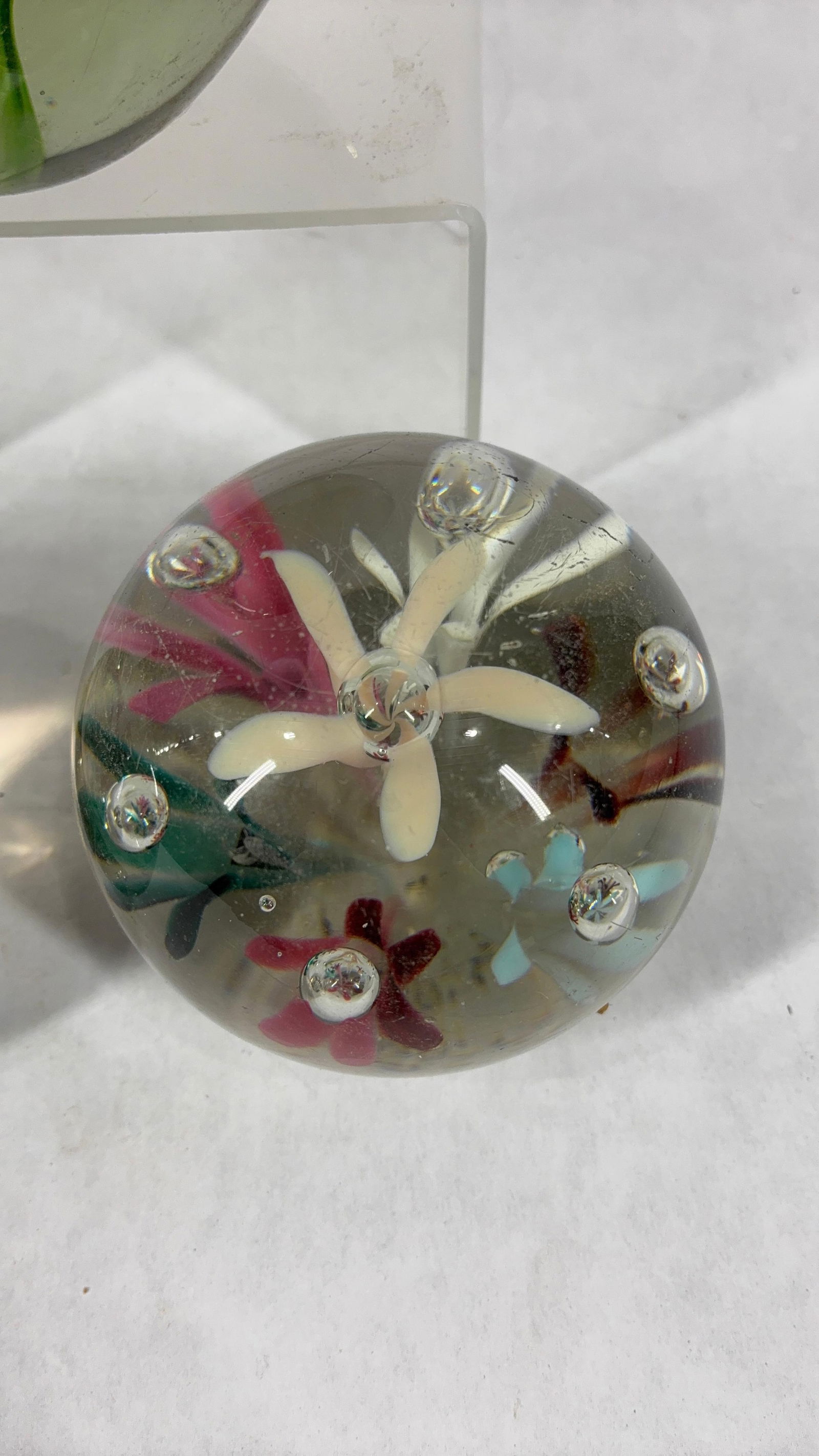 Hand Blown Art Glass Paperweights - 5
