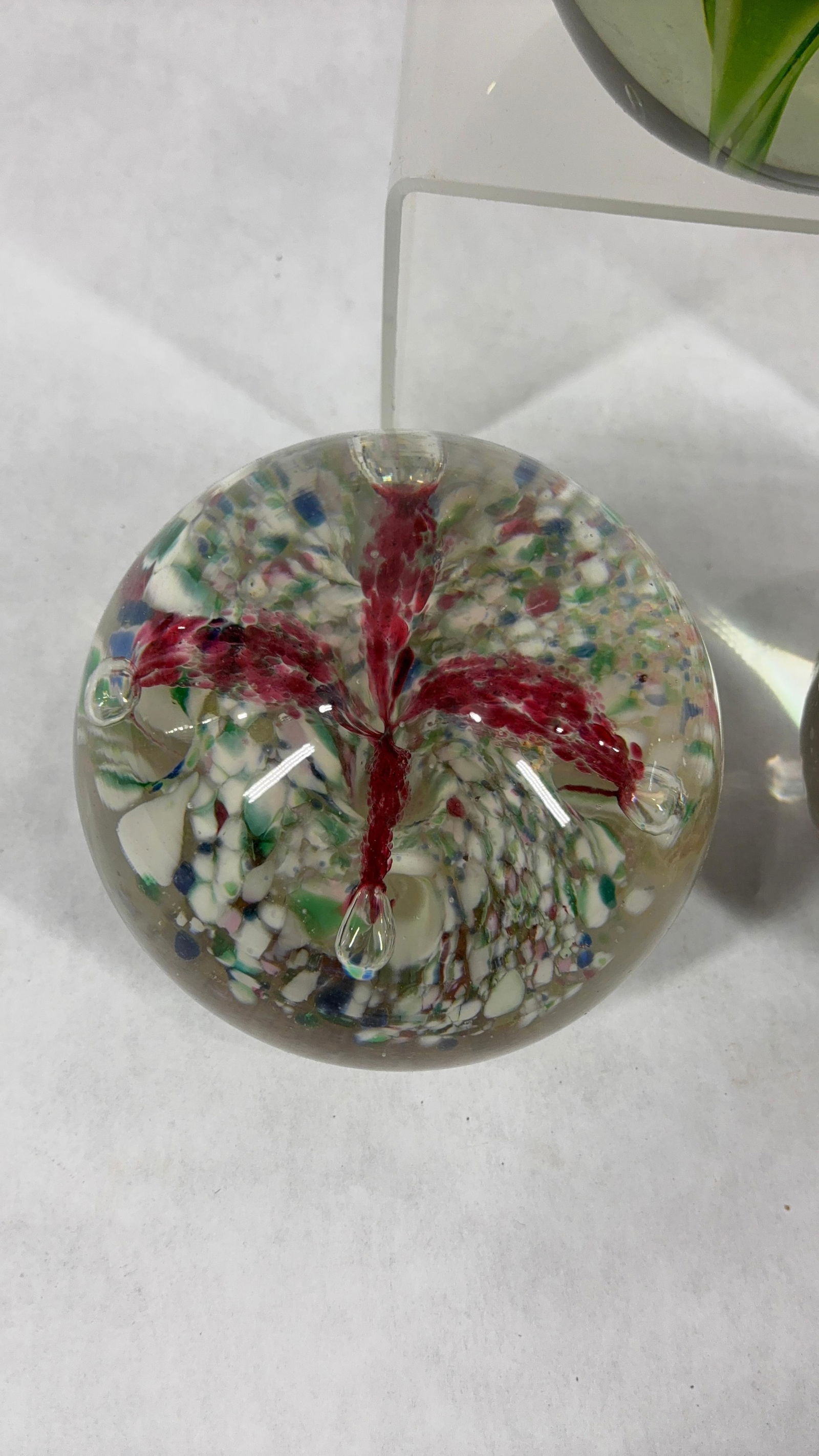 Hand Blown Art Glass Paperweights - 7