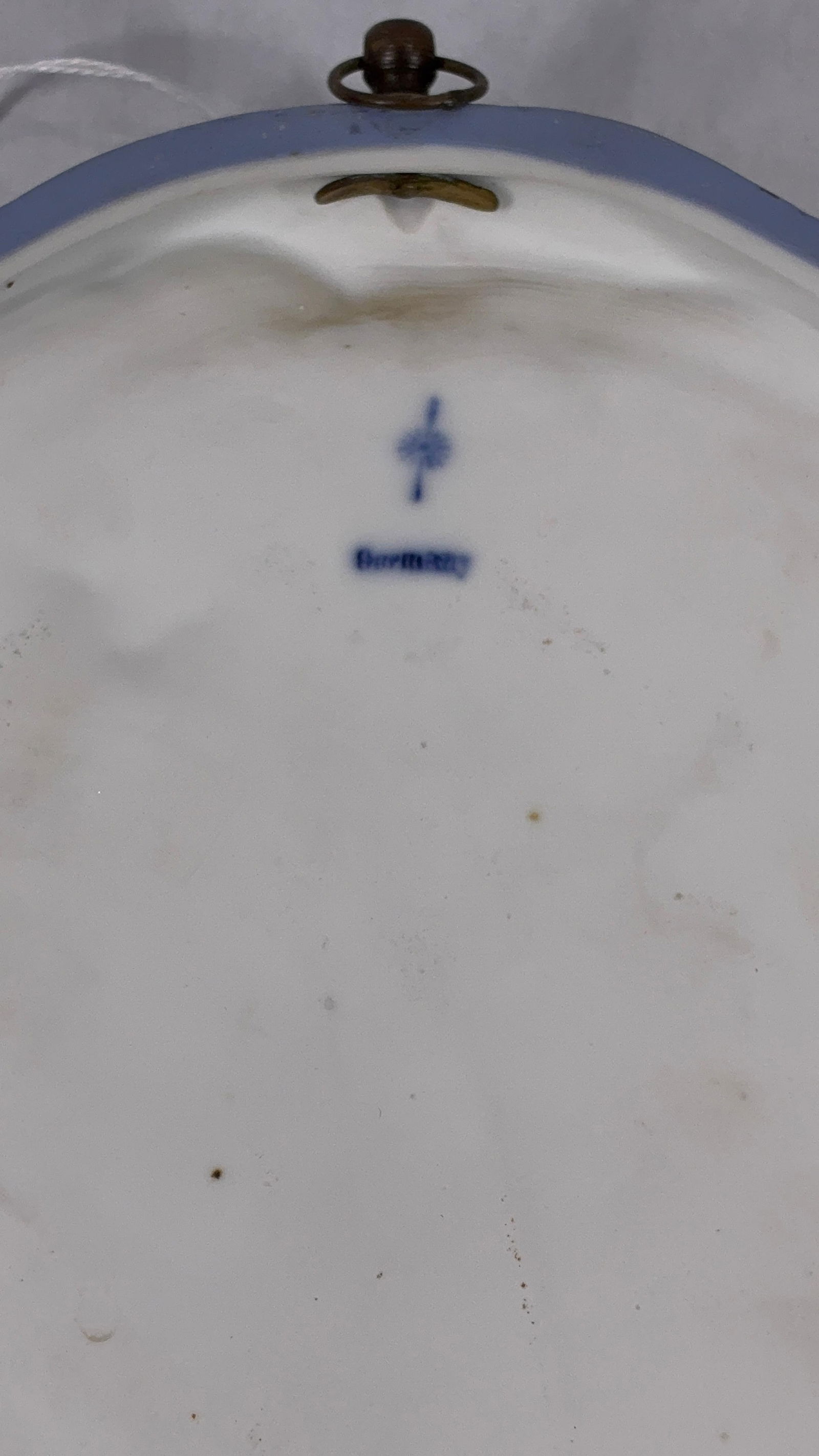 Volkstedt German Jasperware Bisque Plaque - 8