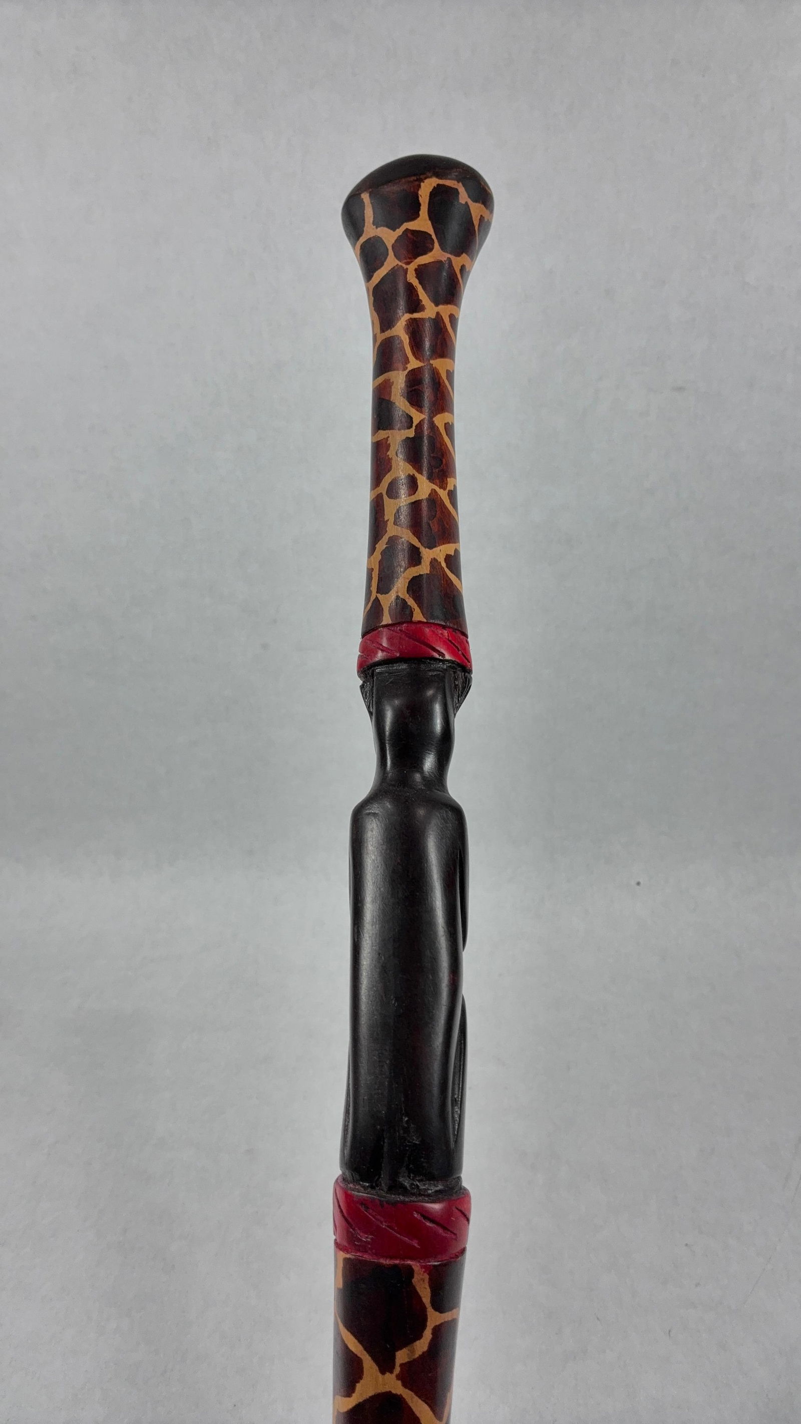 African Giraffe & Monkey Walking Stick - 4