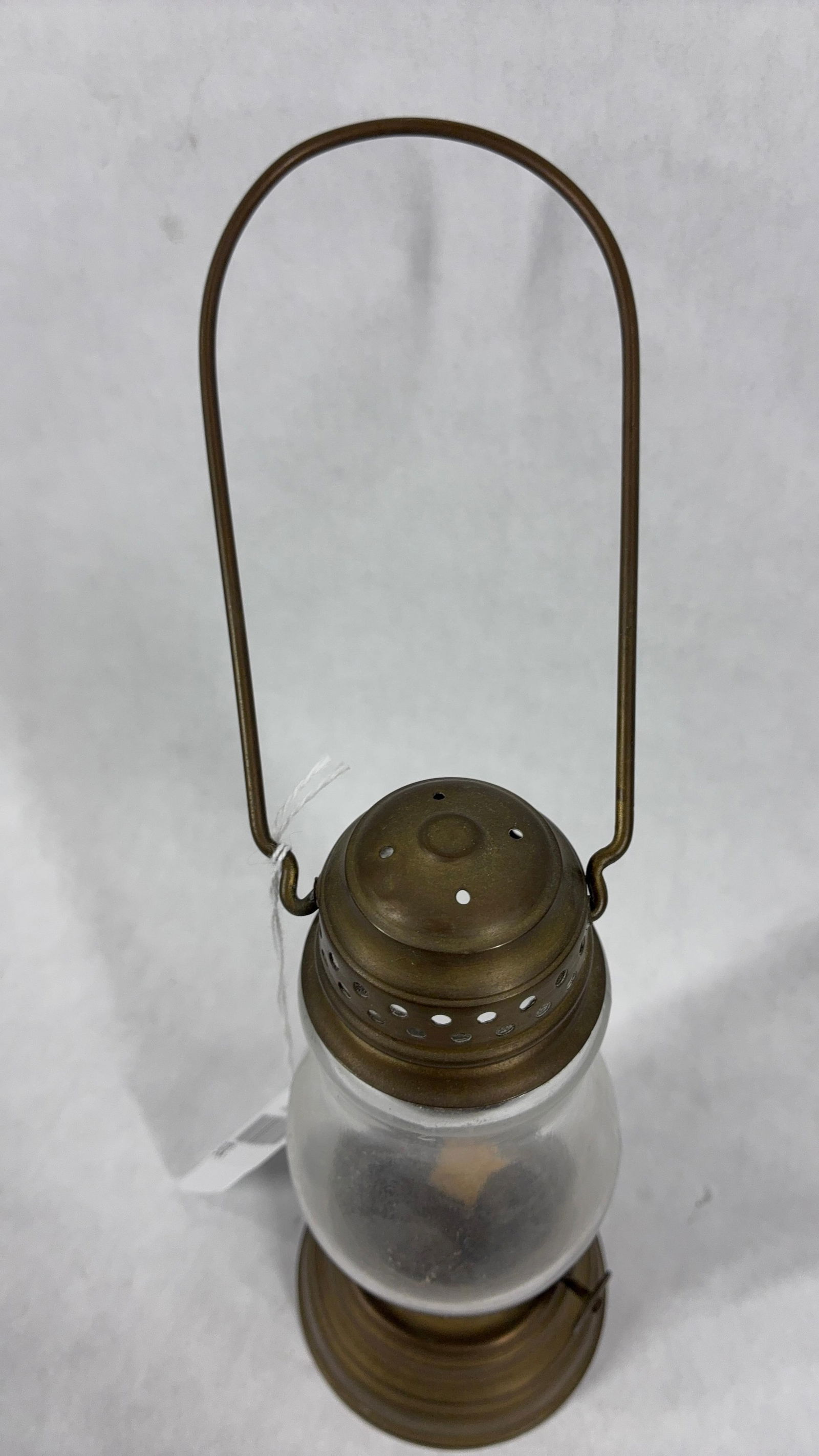 Early Brass Body Skaters Lantern - 2