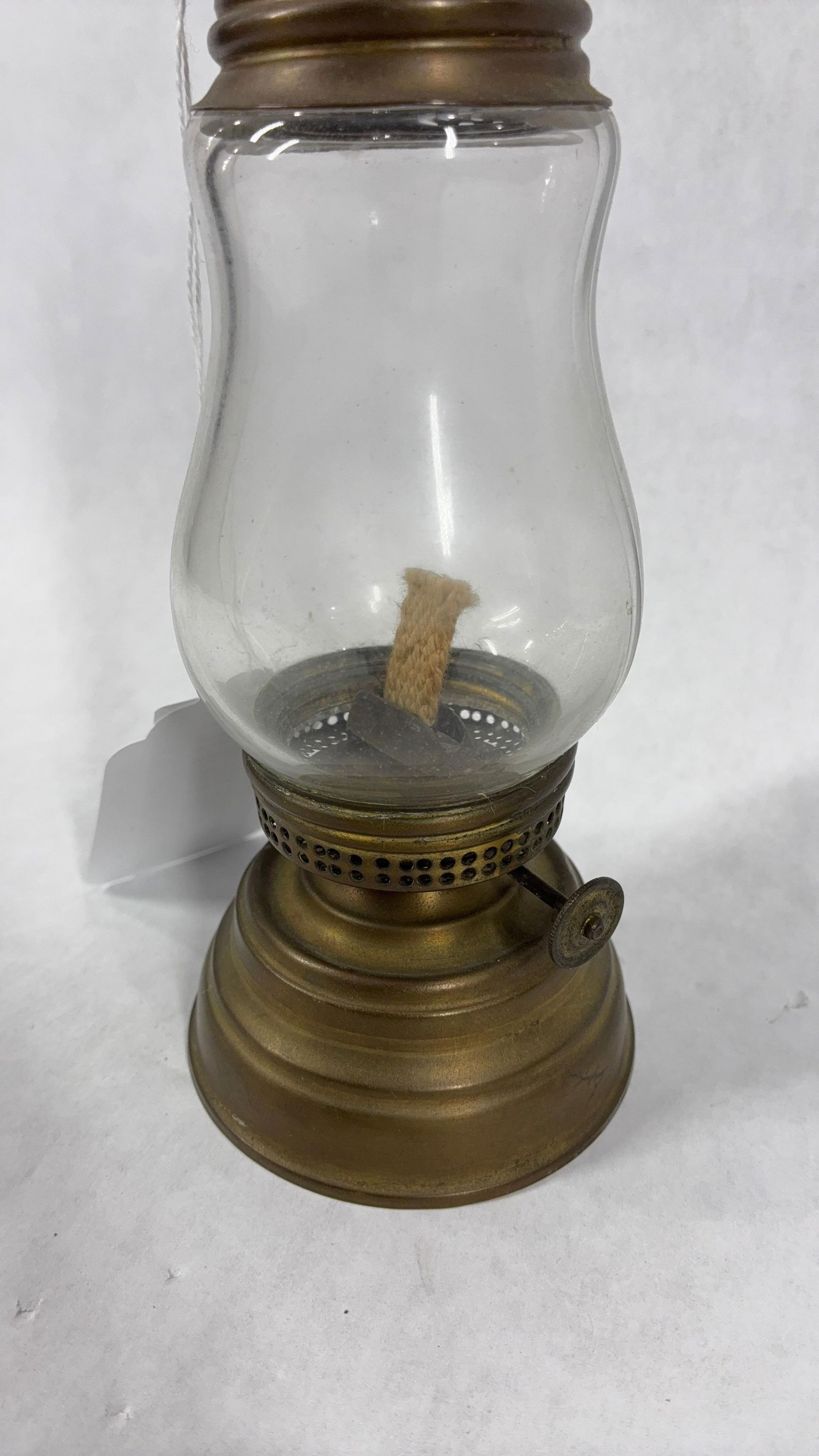 Early Brass Body Skaters Lantern - 3