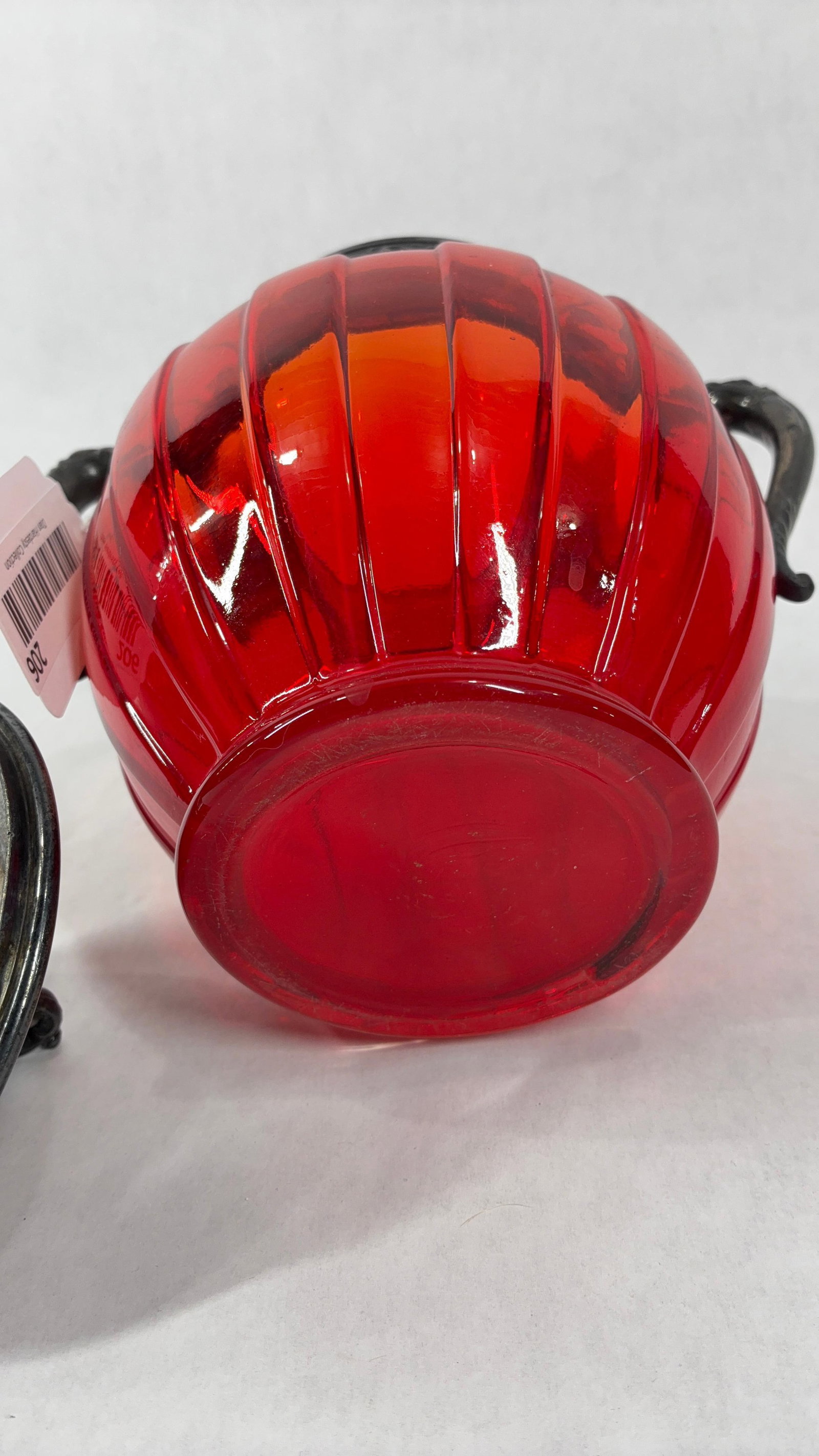 Ruby Red Torquay Biscuit Jar - 9