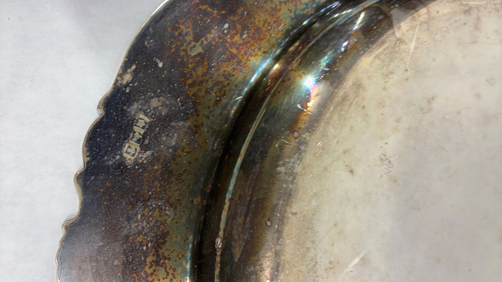 Bohemian Ruby Red Cut to Clear Crystal & Silver Decanter Set - 15