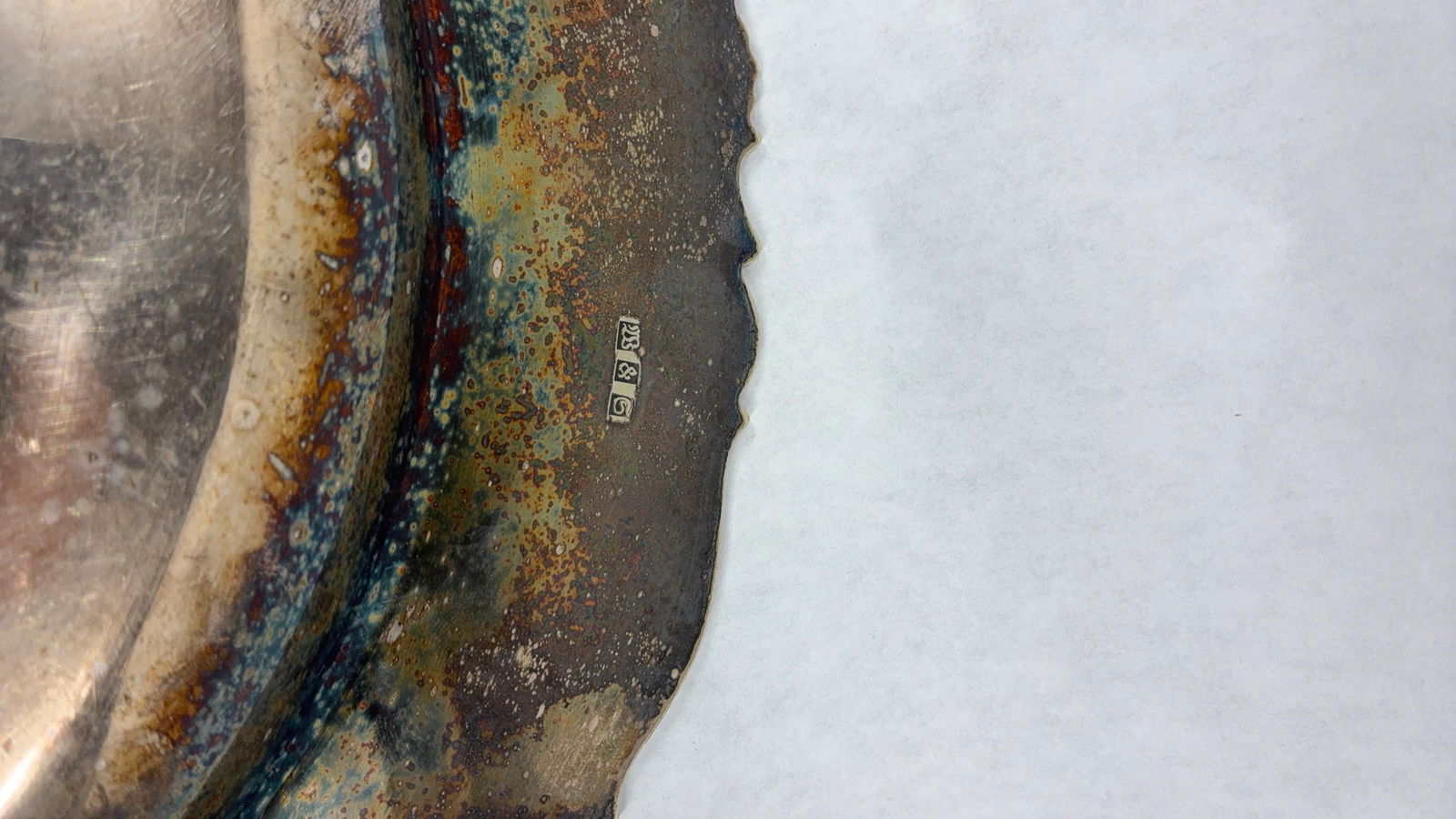 Bohemian Ruby Red Cut to Clear Crystal & Silver Decanter Set - 16