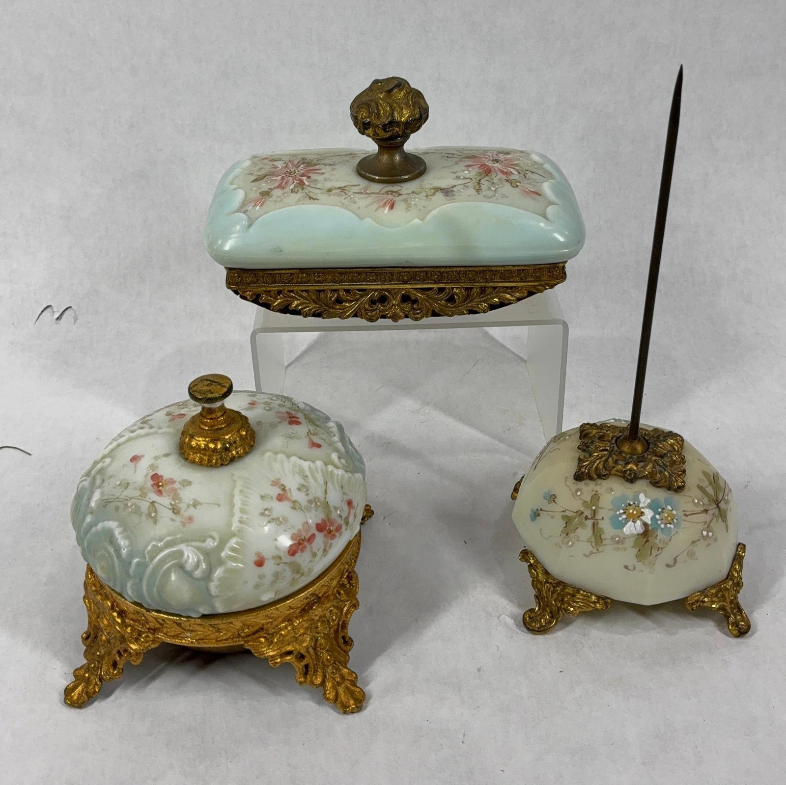 Hand Painted Wave Crest Style Desk Items (1 of 9)