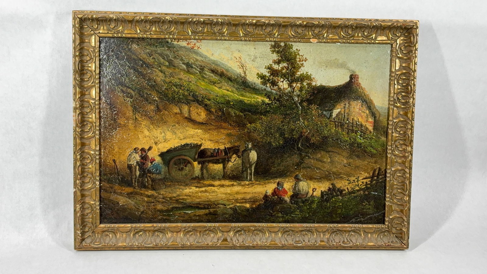 Nochelle Textured Coal Miners Painting (1 of 4)