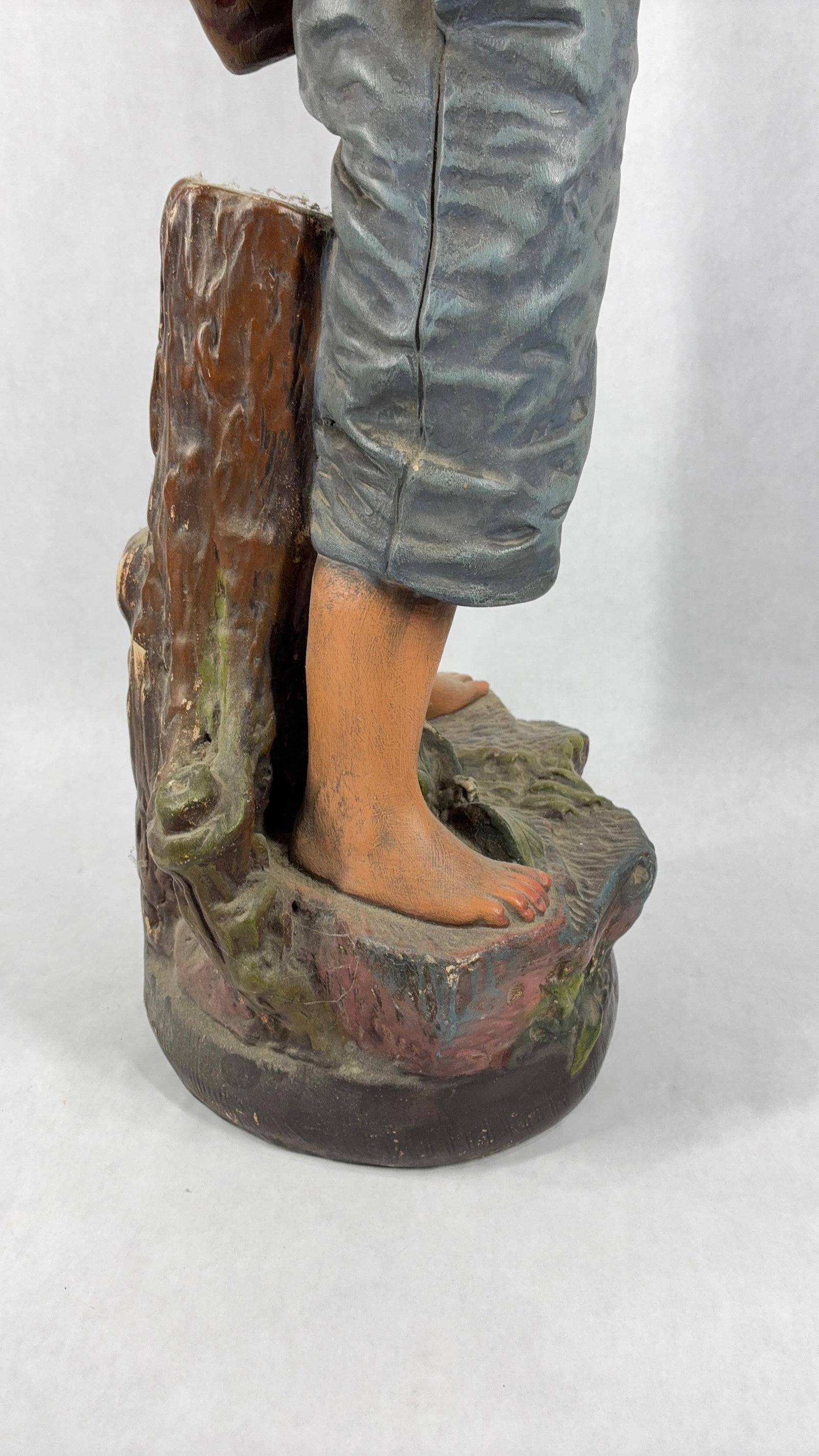 Early Cherry Boy Statue - 12