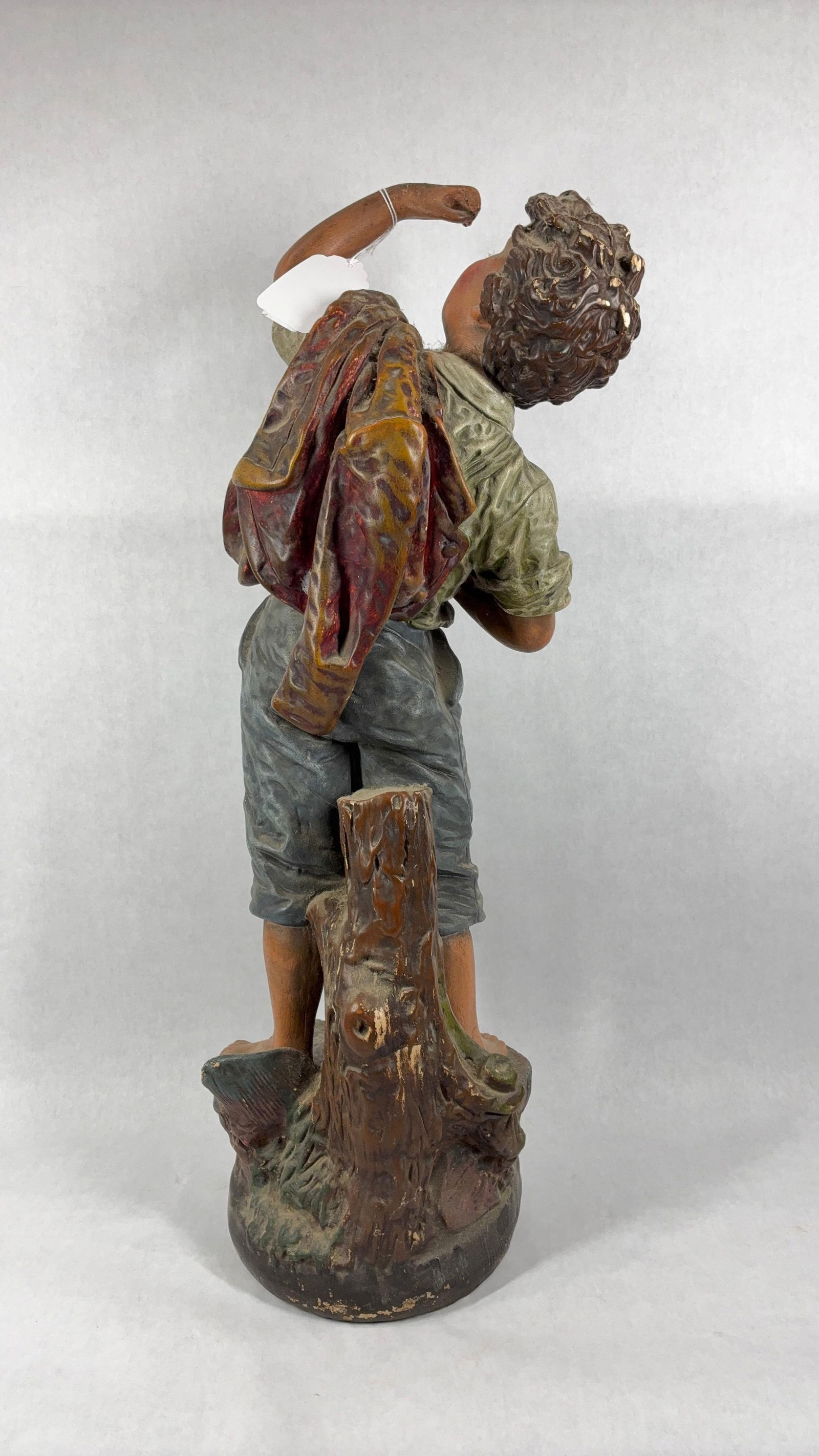 Early Cherry Boy Statue - 7