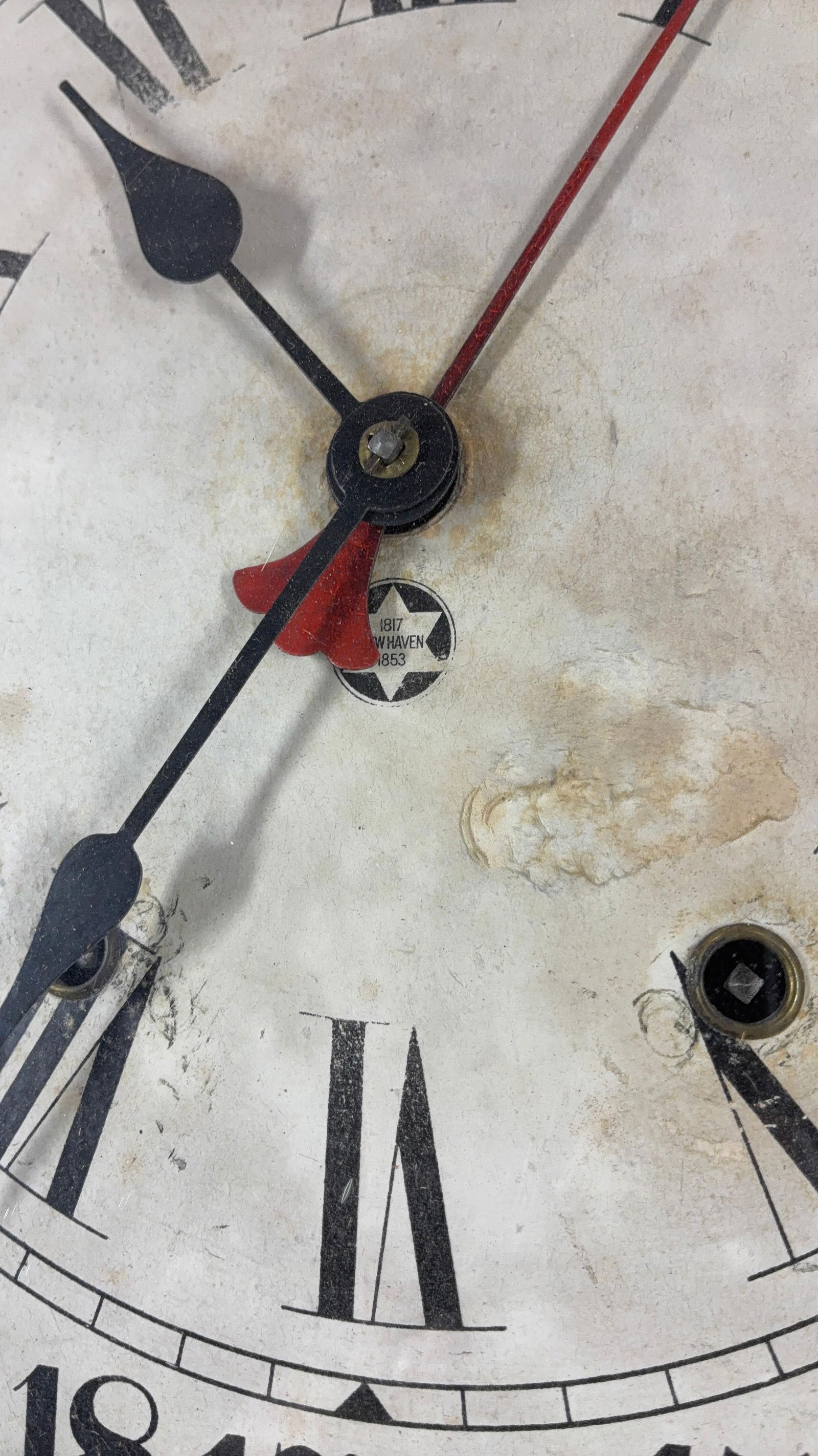 New Haven Clock Co Regulator Wall Clock - 2