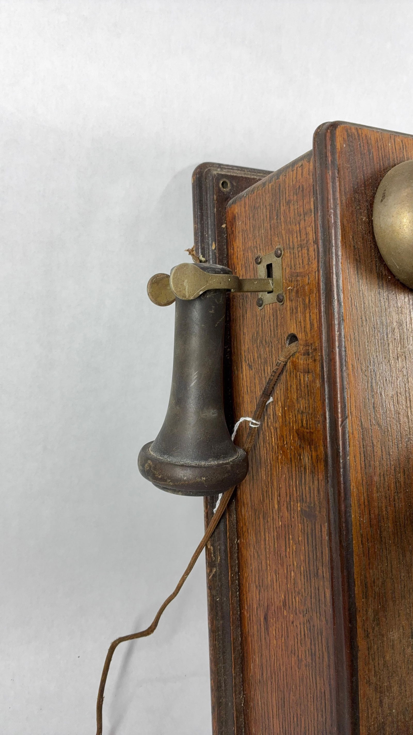 Oak Wall Phone - 2