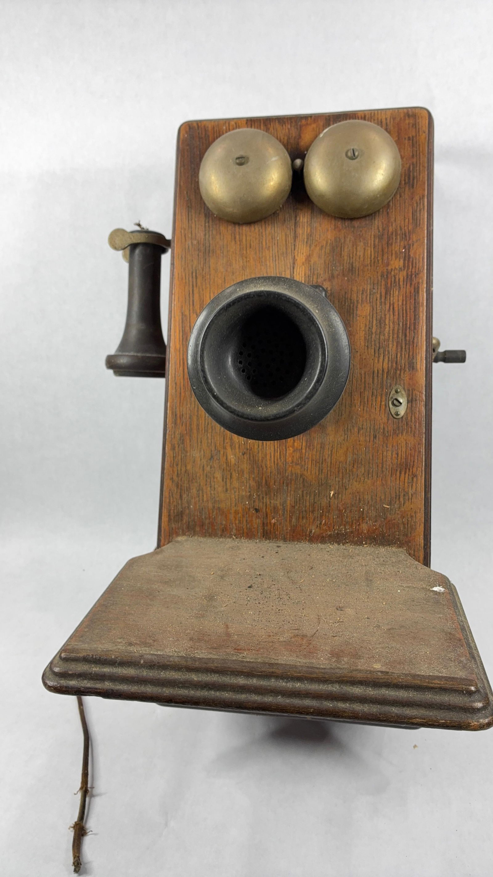 Oak Wall Phone - 4