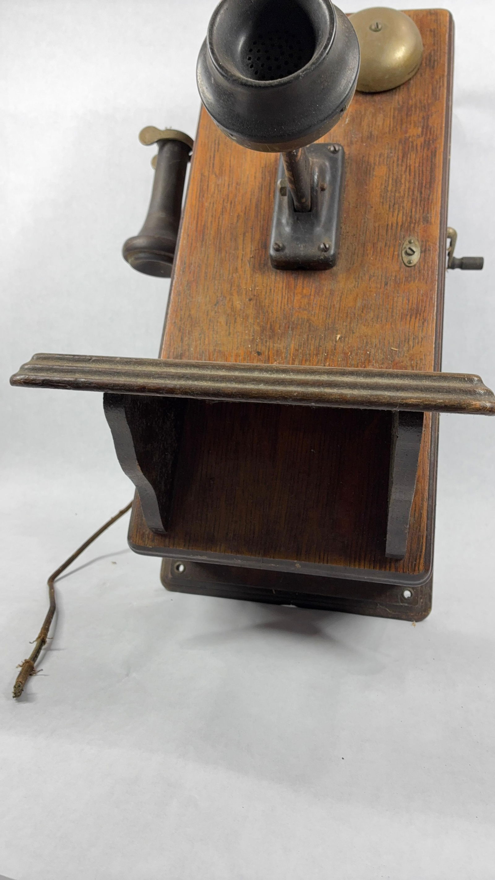 Oak Wall Phone - 5