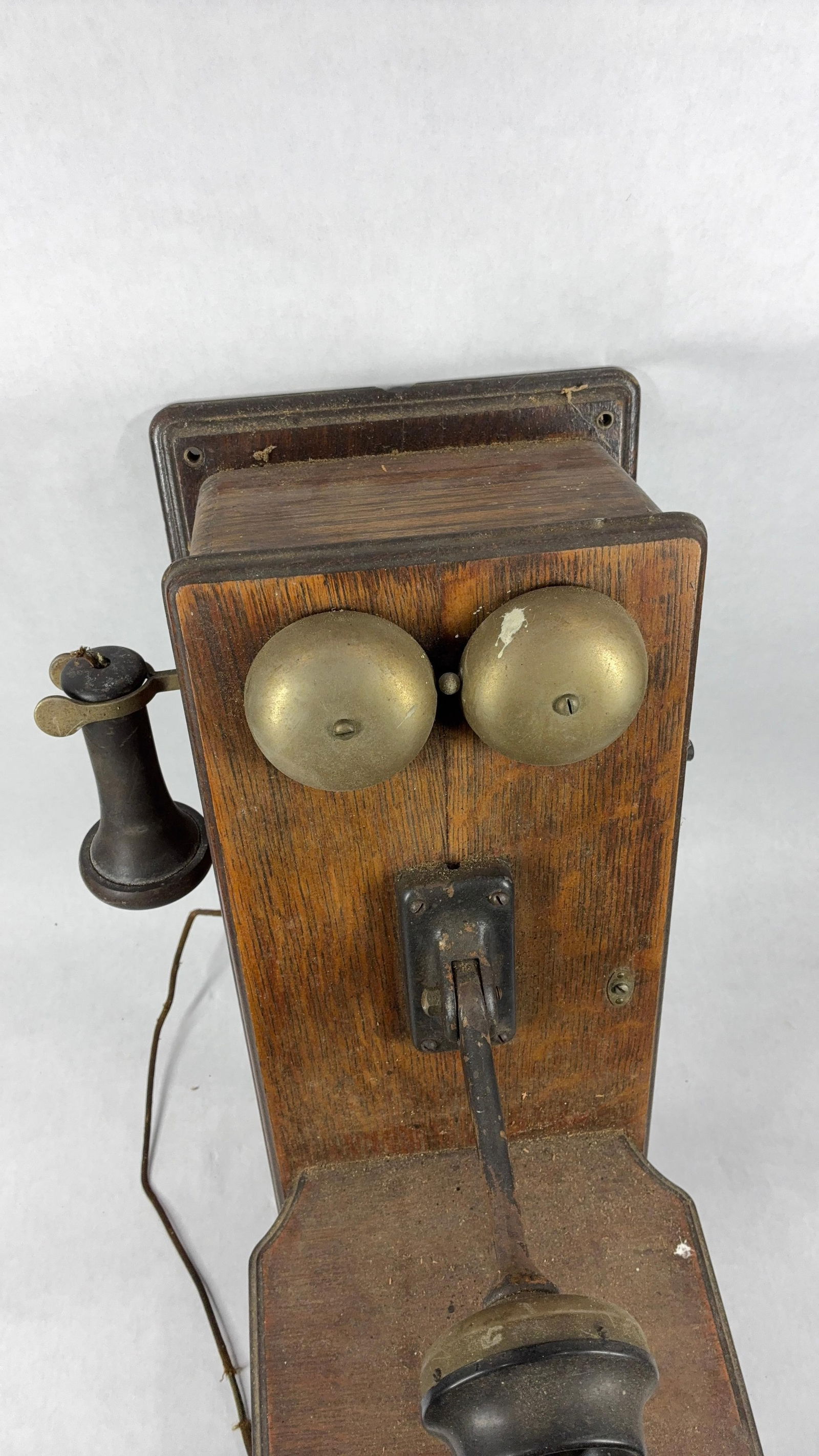 Oak Wall Phone - 6