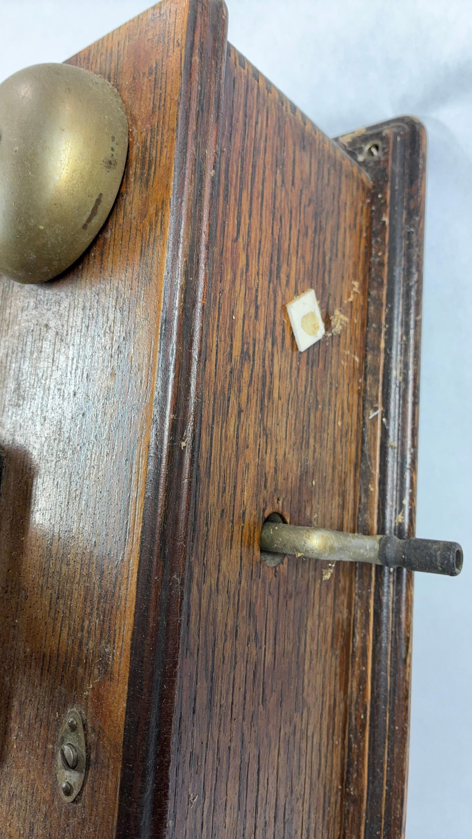 Oak Wall Phone - 8