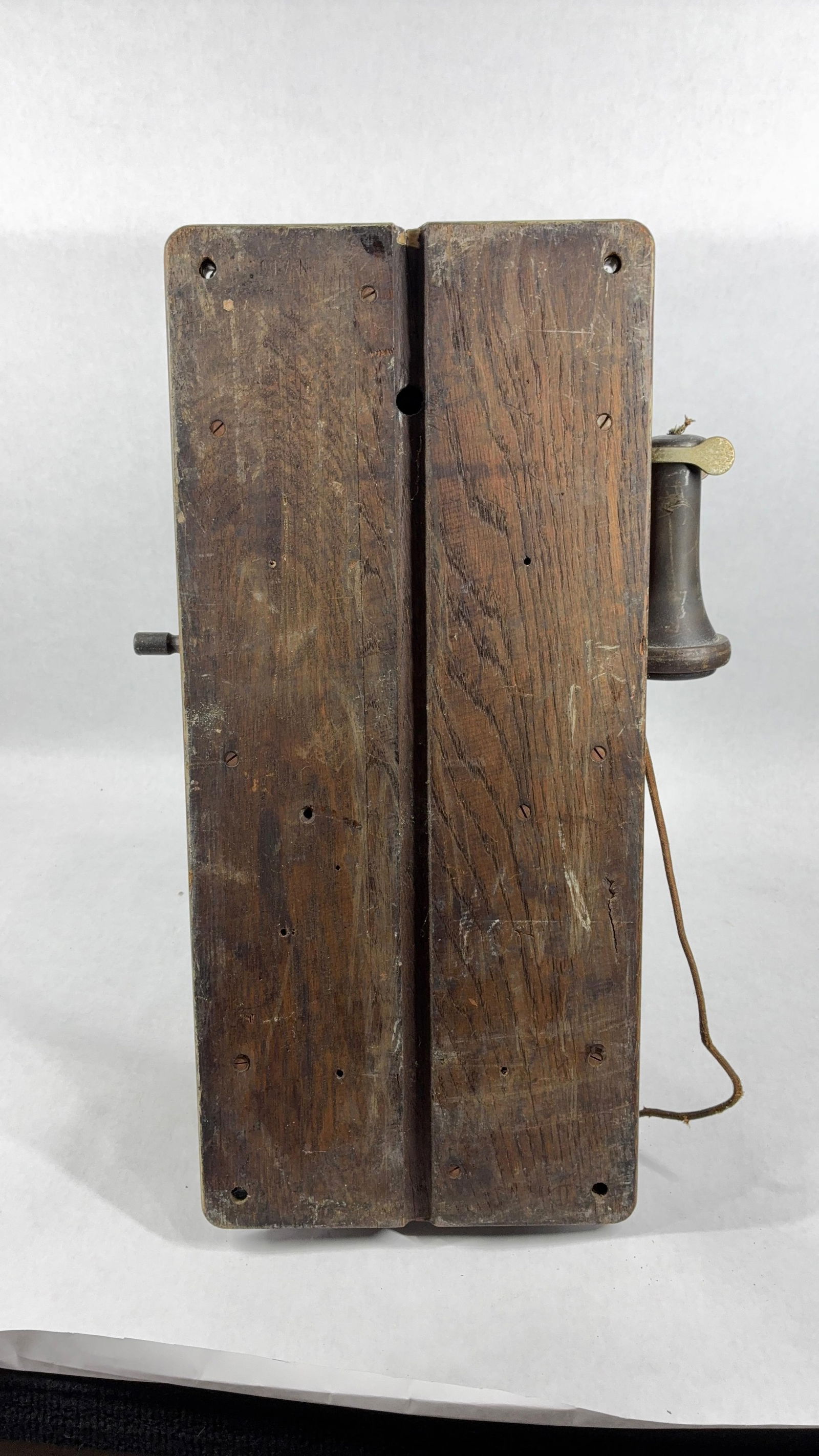 Oak Wall Phone - 9