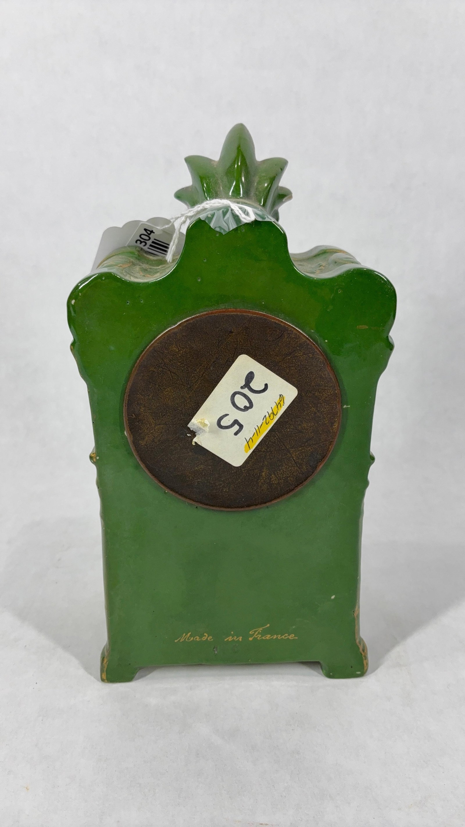 French Porcelain Painted Clock - 6