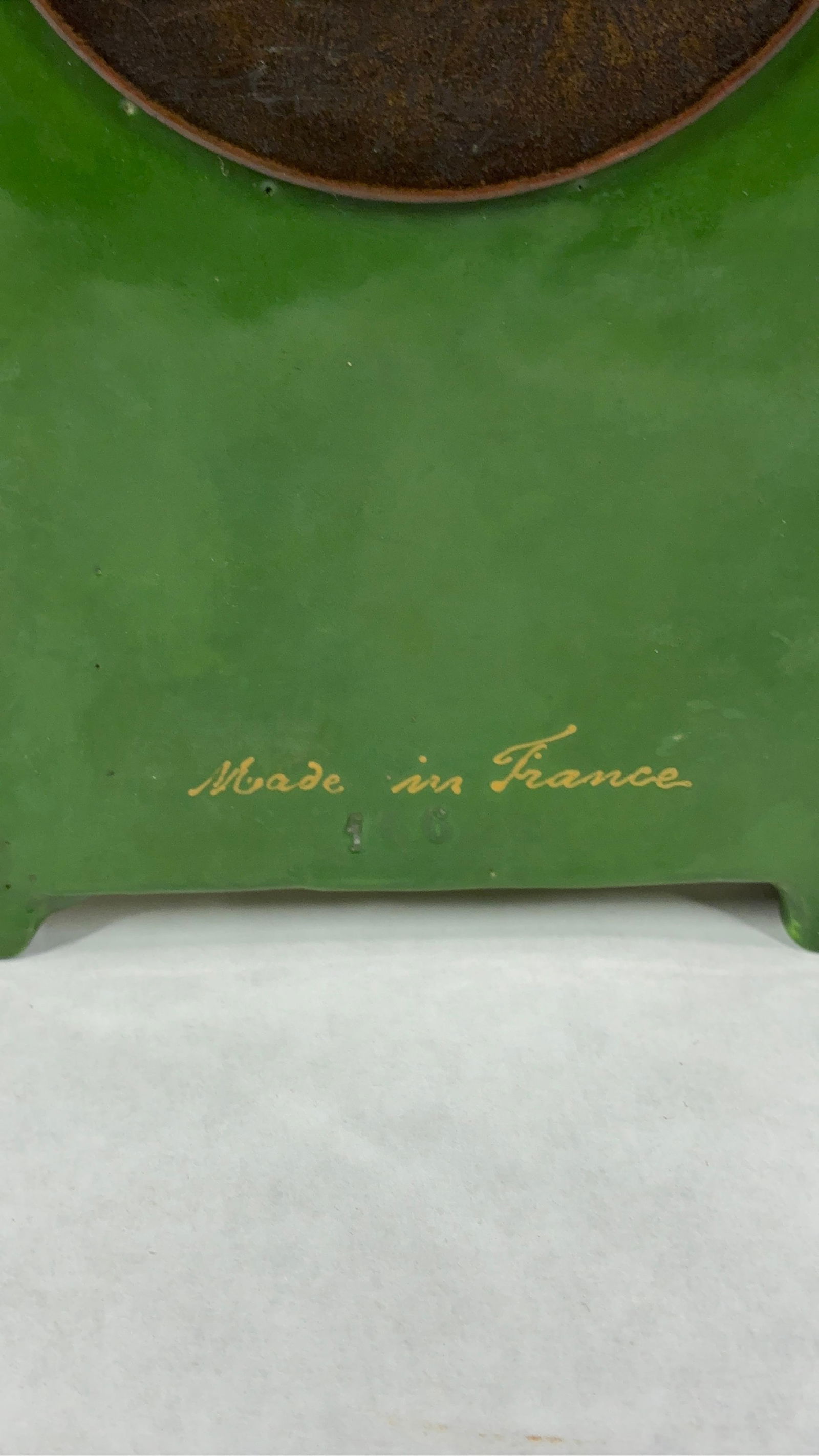 French Porcelain Painted Clock - 7